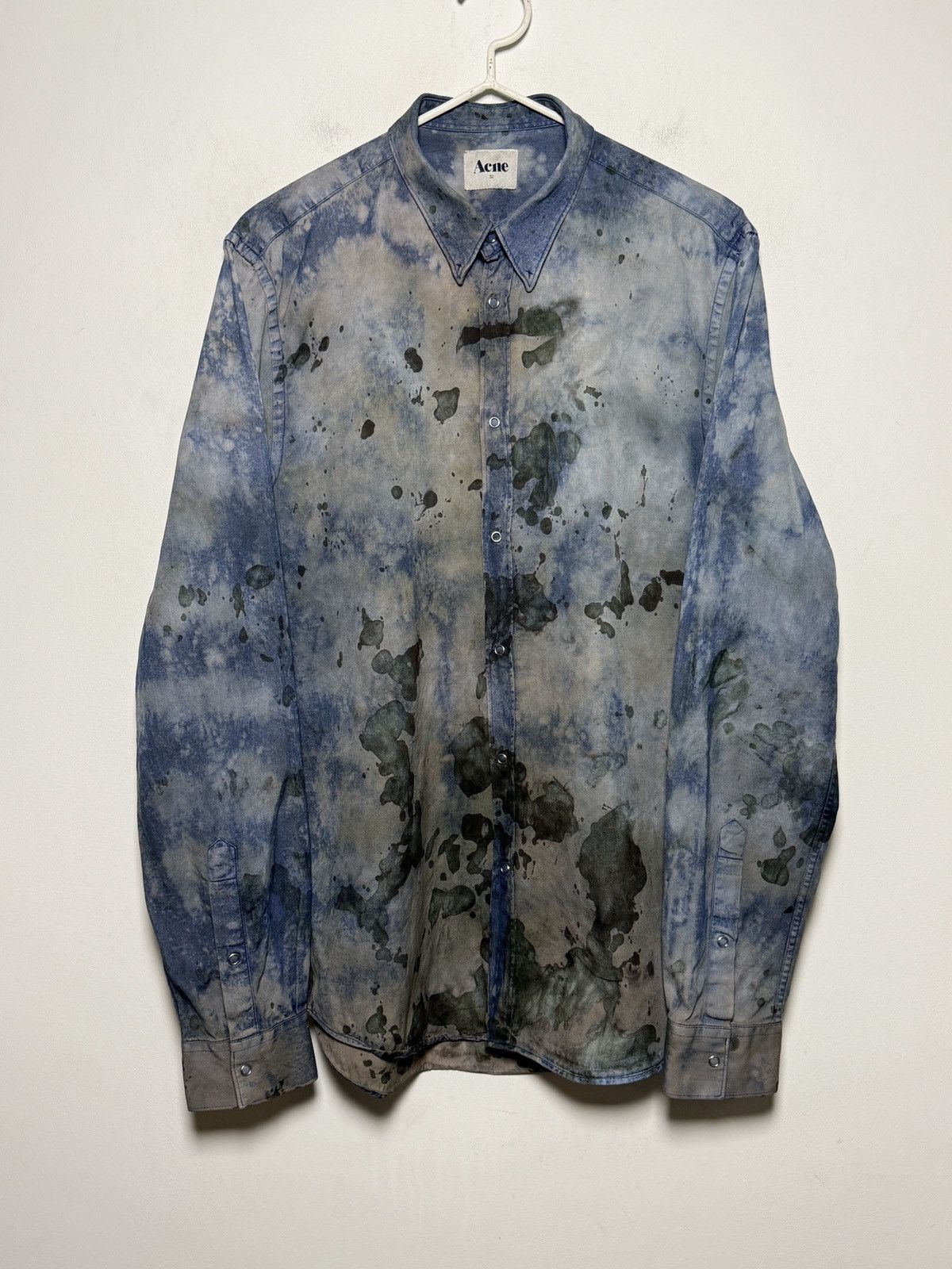 Acne Studios Acne Studios Trashed Western Shirt Size US L / EU 52-54 / 3 - 2 Thumbnail
