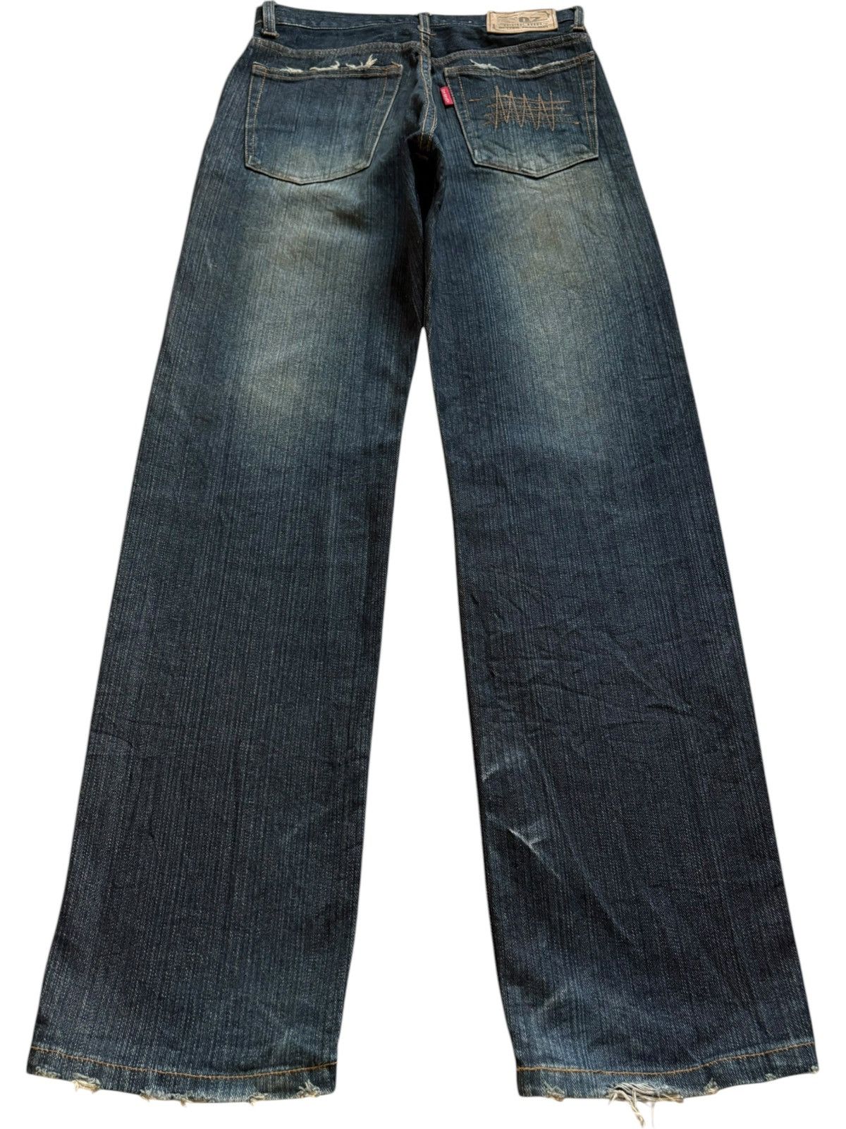 Japanese Brand Vintage Japanese Brand Mud Wash Distressed Jeans Size US 30 / EU 46 - 2 Thumbnail