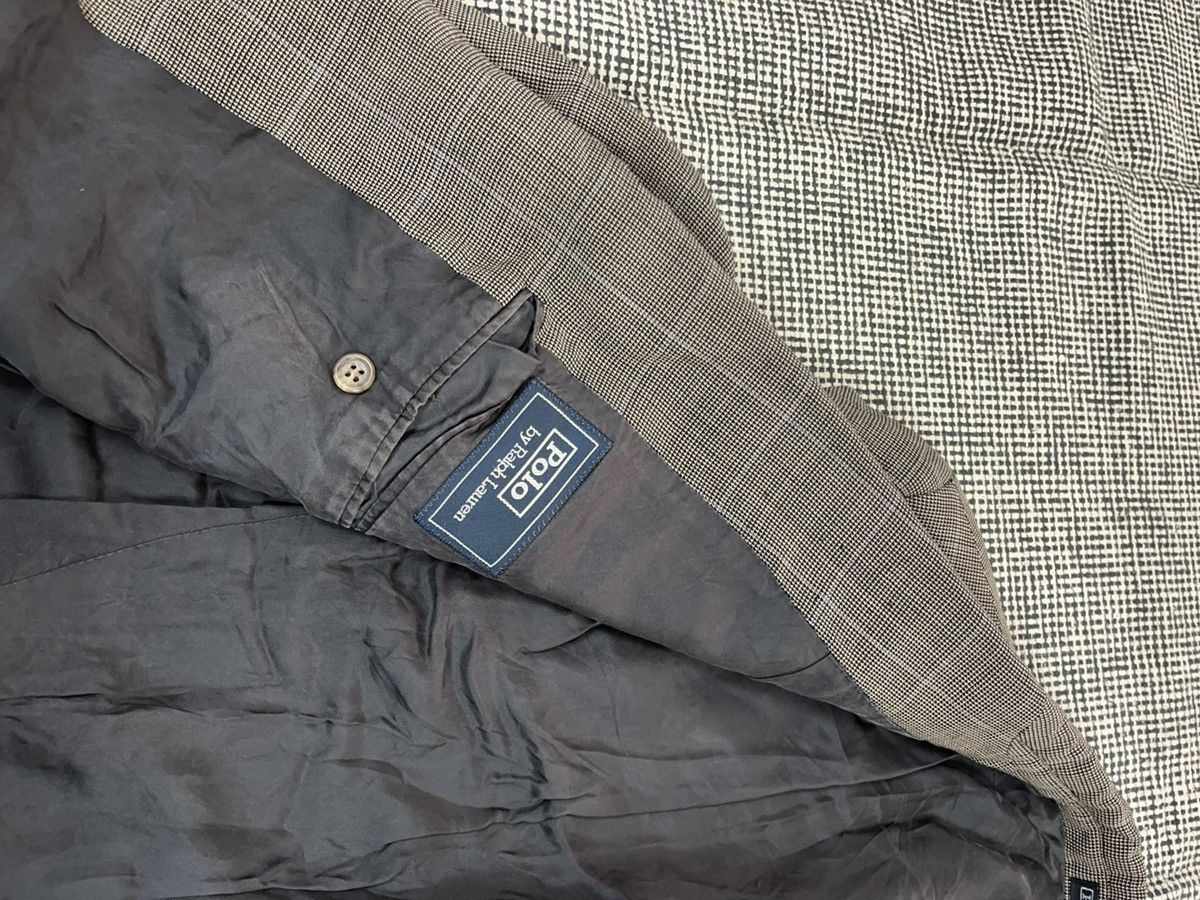 Designer ➕ polo Ralph Lauren wool & mohair 2 buttons blazer jacket Size 44R - 4 Thumbnail