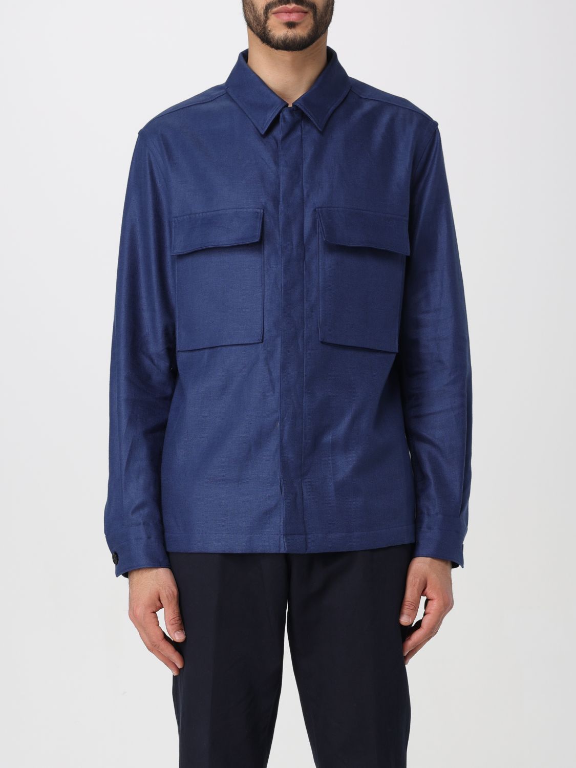 image of Ermenegildo Zegna Zegna Shirt Men Avion (Size XL)