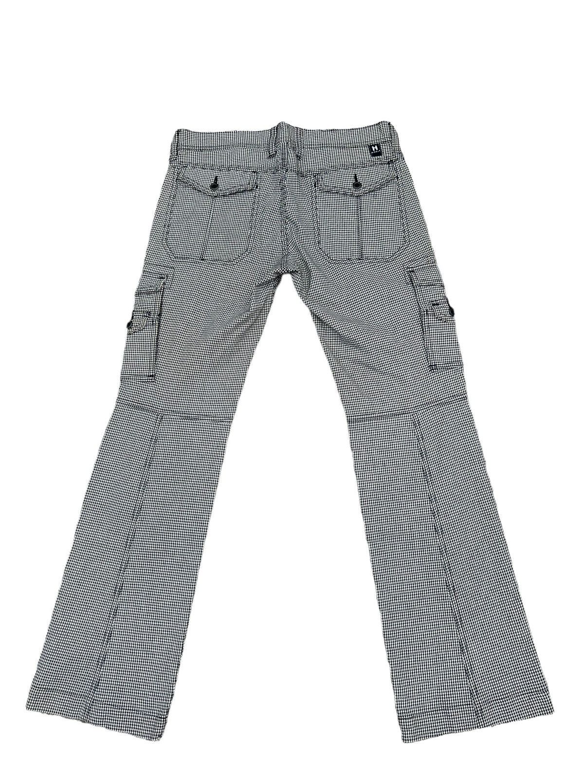 Nicole Club Nicole Hideaways Japan Houndstooth Flare Cargo Trouser Size US 30 / EU 46 - 2 Thumbnail