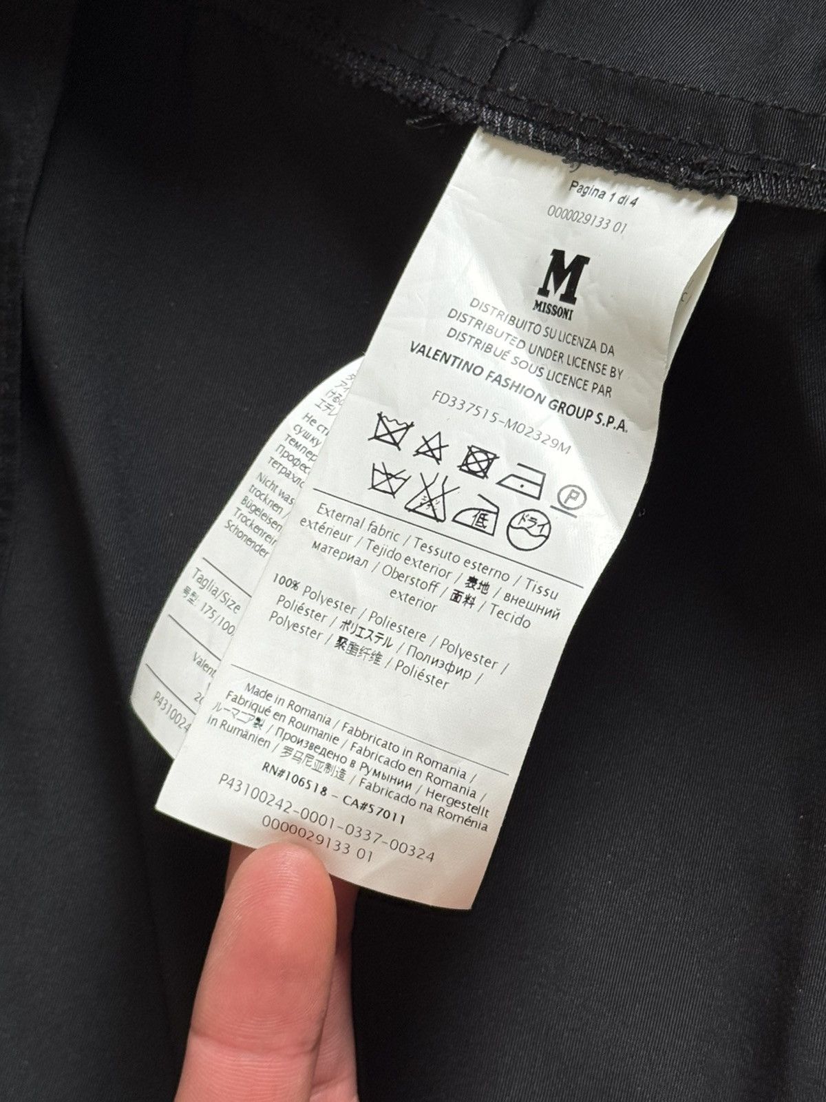 Missoni Missoni 48size black light button up jacket trench coat Size XL / US 12-14 / IT 48-50 - 15 Thumbnail