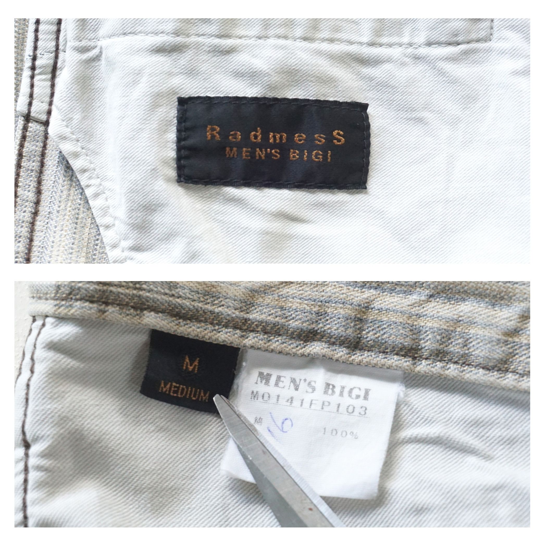 BIGI RADMESS Hickory Striped Denim Cargo Size US 31 - 4 Thumbnail