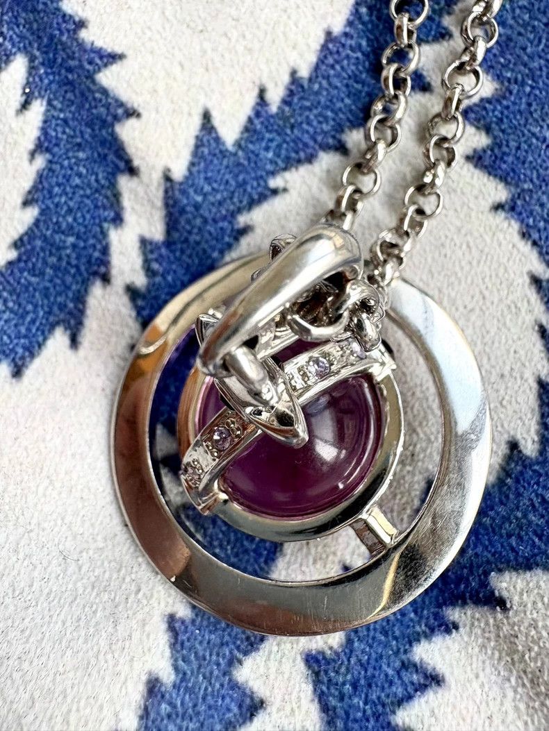 Vivienne Westwood Vivienne Westwood Rare vintage purple large Orb planet nec Size ONE SIZE - 4 Thumbnail