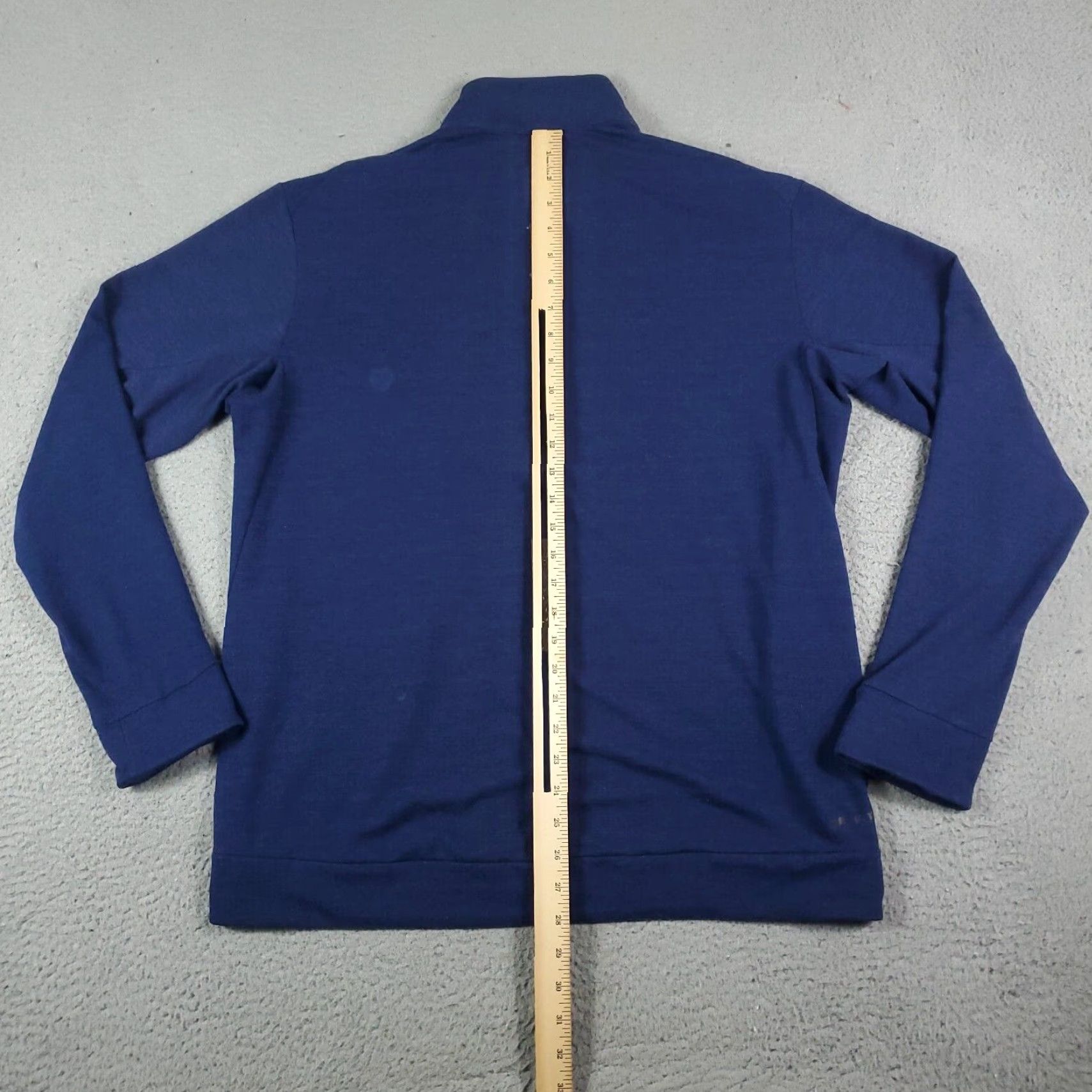 Nike Nike Mens Blue 1/4 Zip Pullover Sweater Dri Fit Long Sleeve Large Size US L / EU 52-54 / 3 - 7 Thumbnail