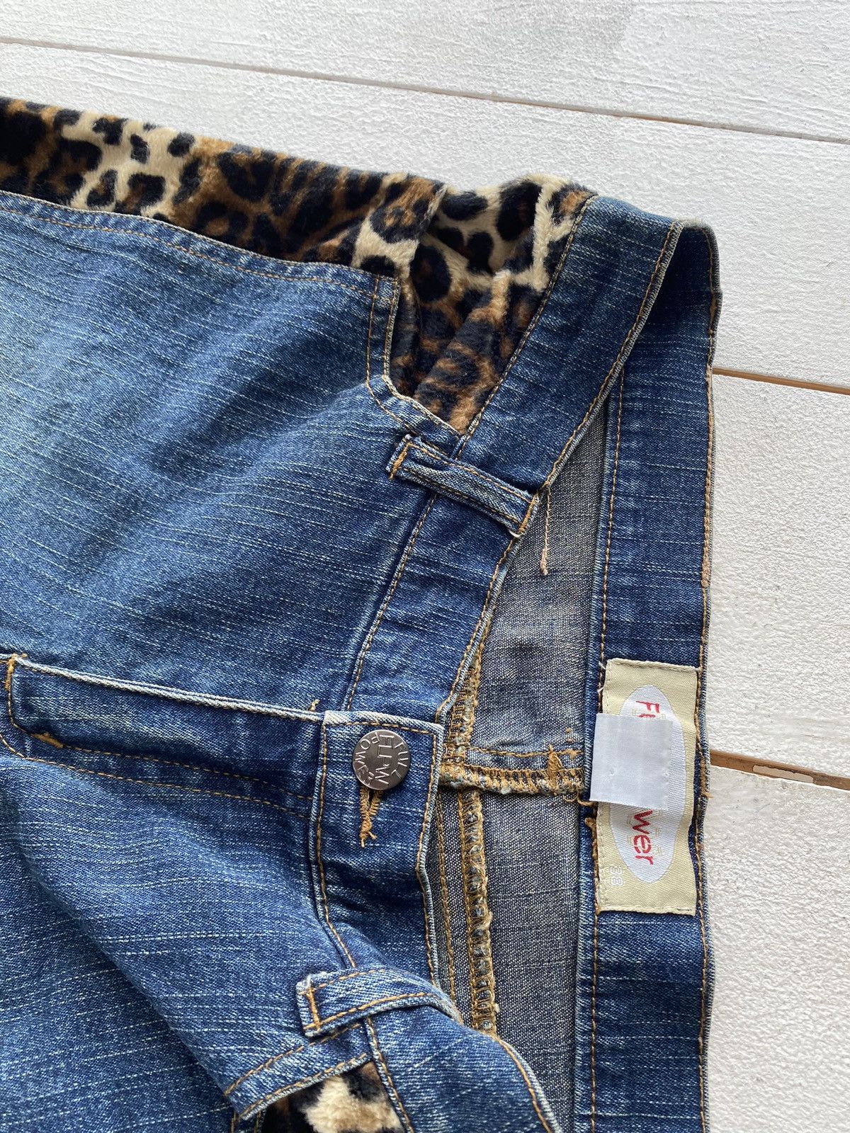 Japanese Brand × Vintage 🔥Gothic Punk Opium Emo Flared Bootcut Jeans 30 BELL RARE Size 30" / US 8 / IT 44 - 9 Thumbnail