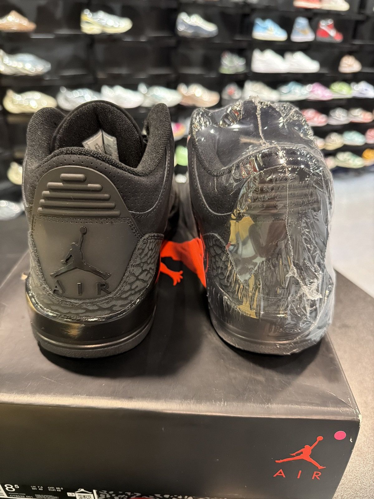 Jordan Brand Jordan 3 Black Cat Size-8.5 Brand New Quick Shipping Size US 8.5 / EU 41-42 - 4 Thumbnail