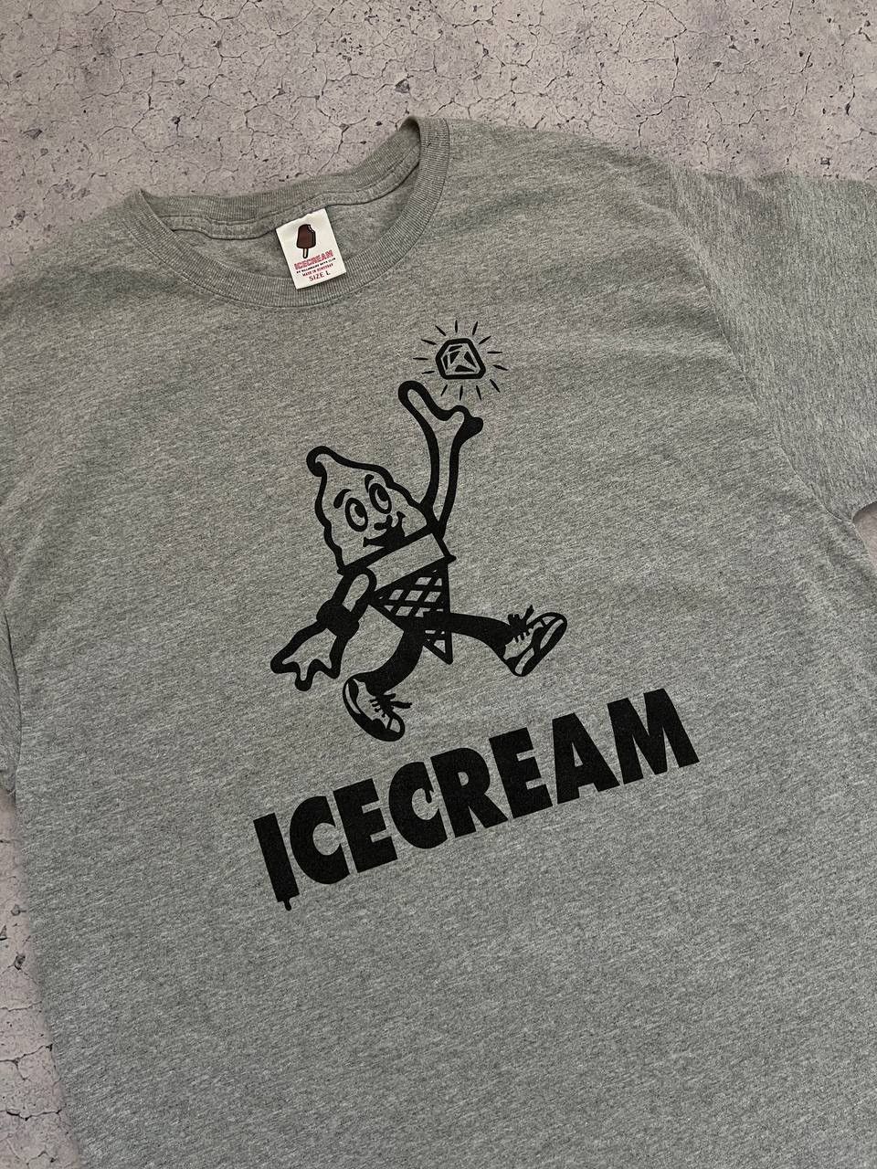 Billionaire Boys Club Ice Cream By Billionaire Boys Club Classic Logo Grey Tee Size US L / EU 52-54 / 3 - 2 Thumbnail