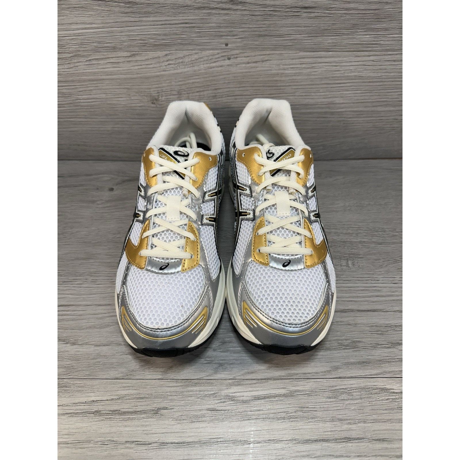Asics Asics Men's Gel 1130 White Black Gold - Size 9 Size US 9 / EU 42 - 4 Thumbnail