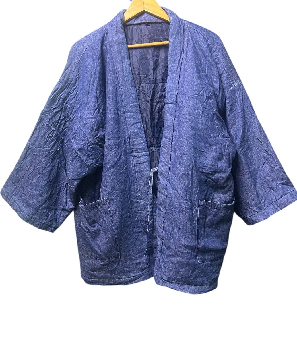 Indigo Japanese indigo kimono navy blue Size US M / EU 48-50 / 2 - 1 Thumbnail