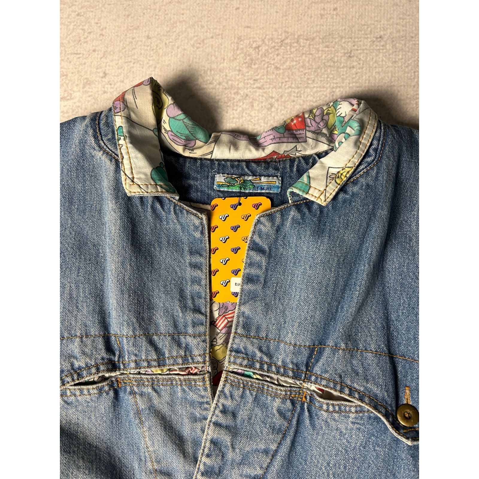 Other Vintage 90s Denim Cardigan Pre-owned Jacket - Men's Small Size US M / EU 48-50 / 2 - 3 Thumbnail