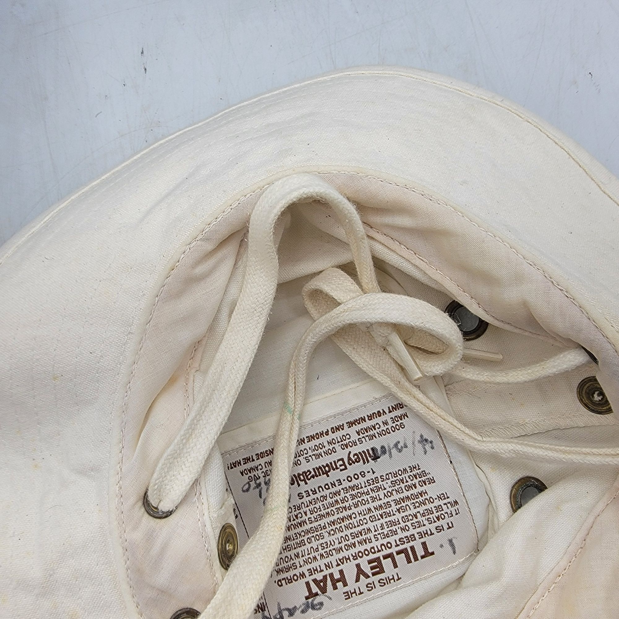 Tilley Endurables Hat Size 7 Beige Breathable Outdoors Campi