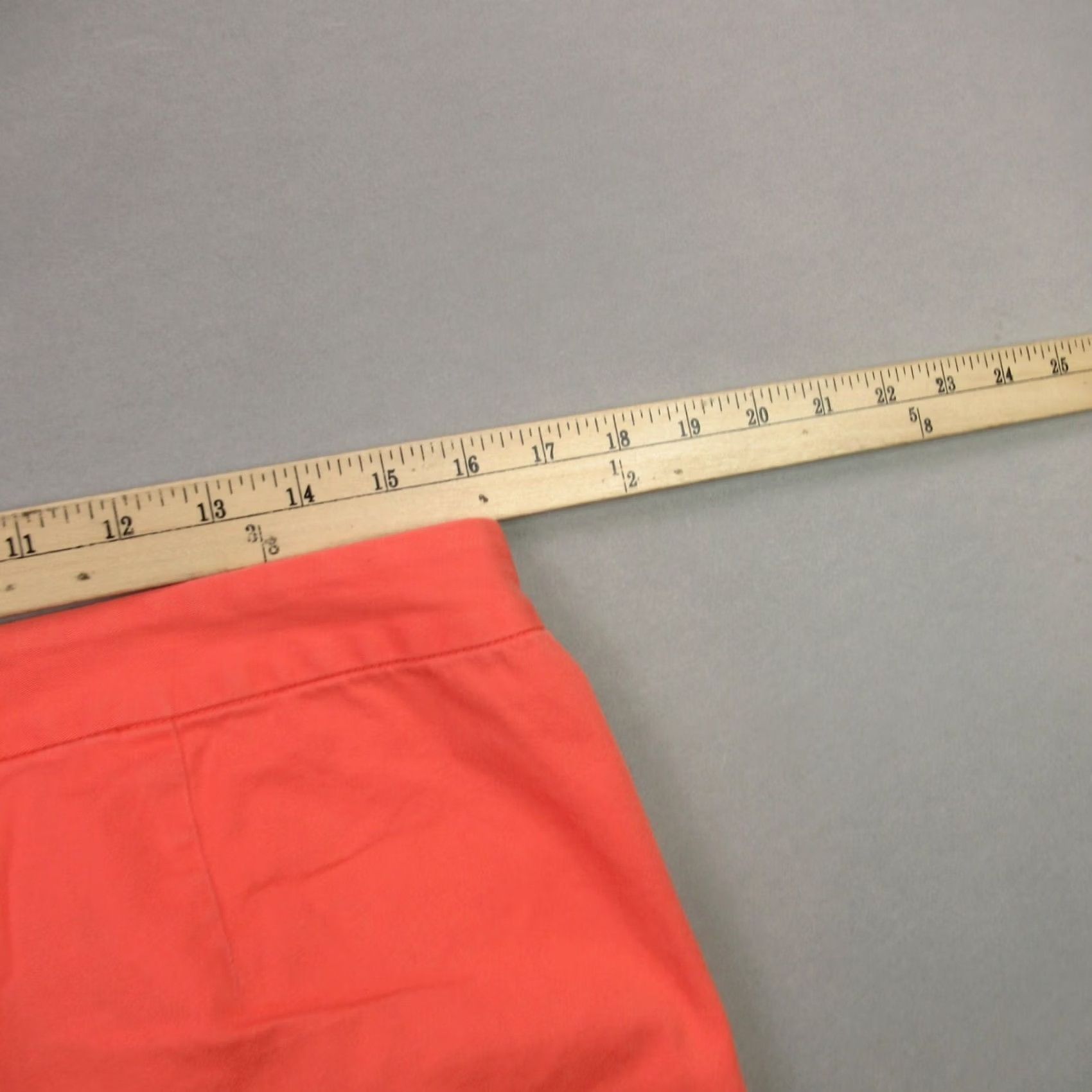 J. Jill J Jill Pants Capri Women 10 Orange Straight Stretch Lightweight Casual Pockets Size 32" / US 10 / IT 46 - 7 Thumbnail