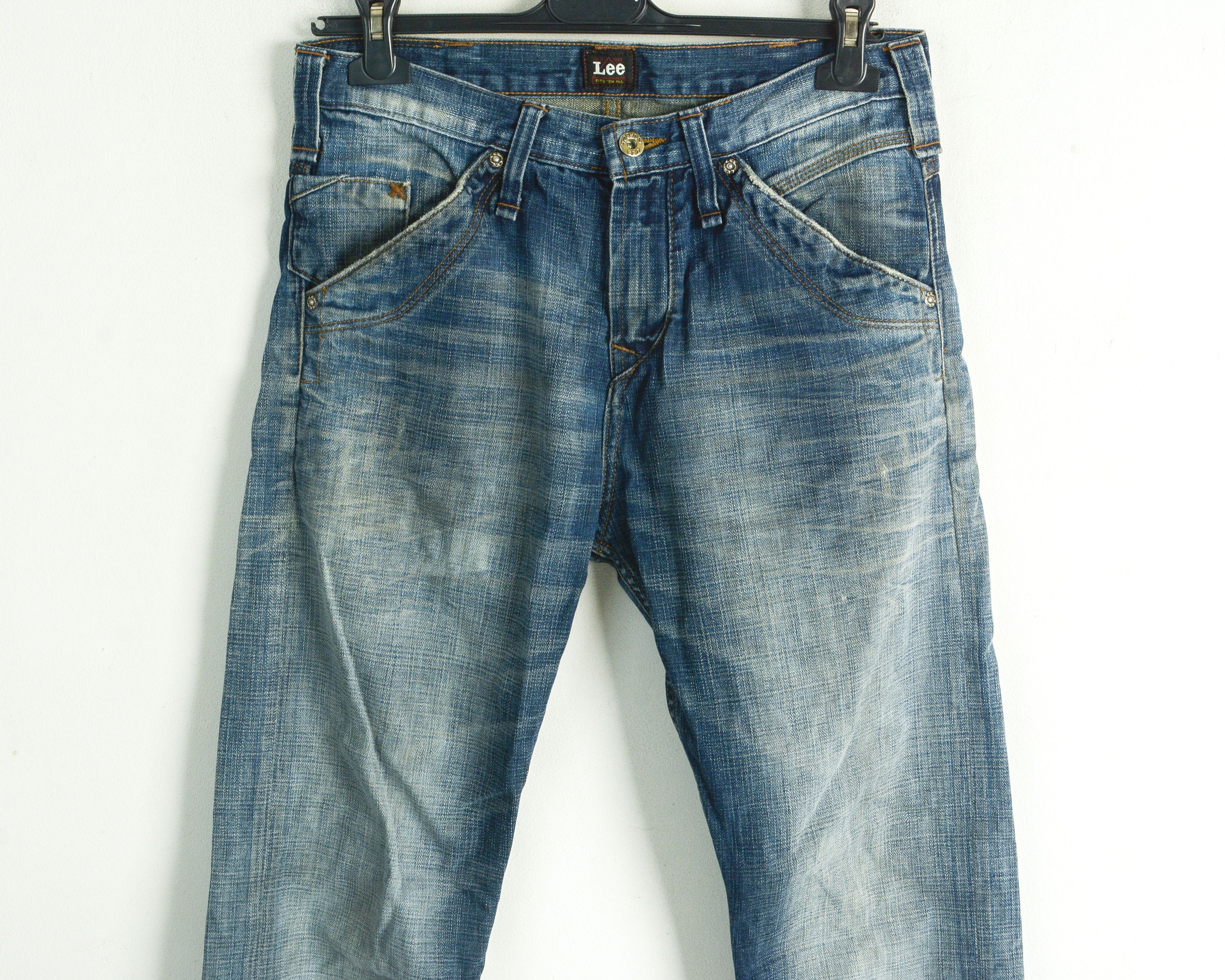 Lee Clark Flaps W30 L32 Reg Straight Jeans Denim Pants Trousers Size US 30 / EU 46 - 7 Thumbnail