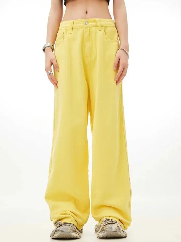 Japanese Brand × Jean Summer Dopamine Loose Casual Pants Size US 31 - 2 Thumbnail