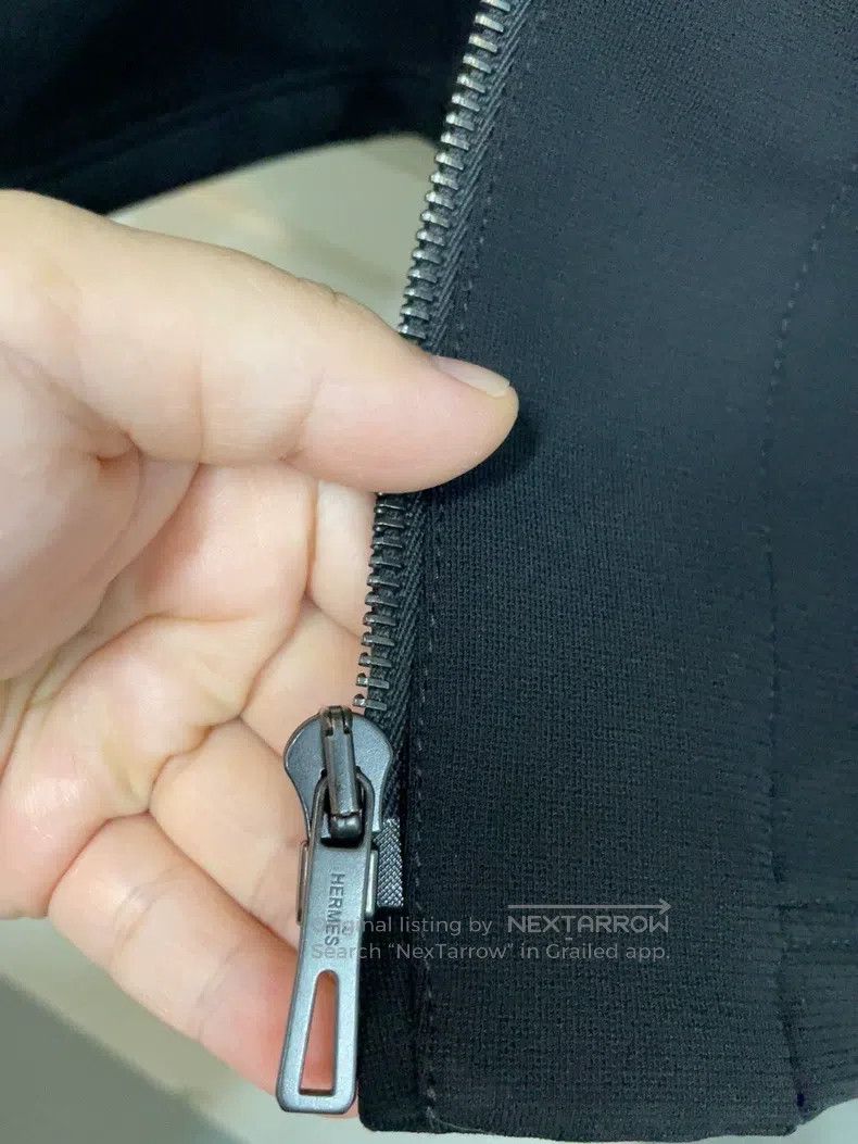 Hermes Hermes Jacket Zipper Coat, Double Breasted Design, with Co Size XXS / US 00 / IT 34 - 4 Thumbnail