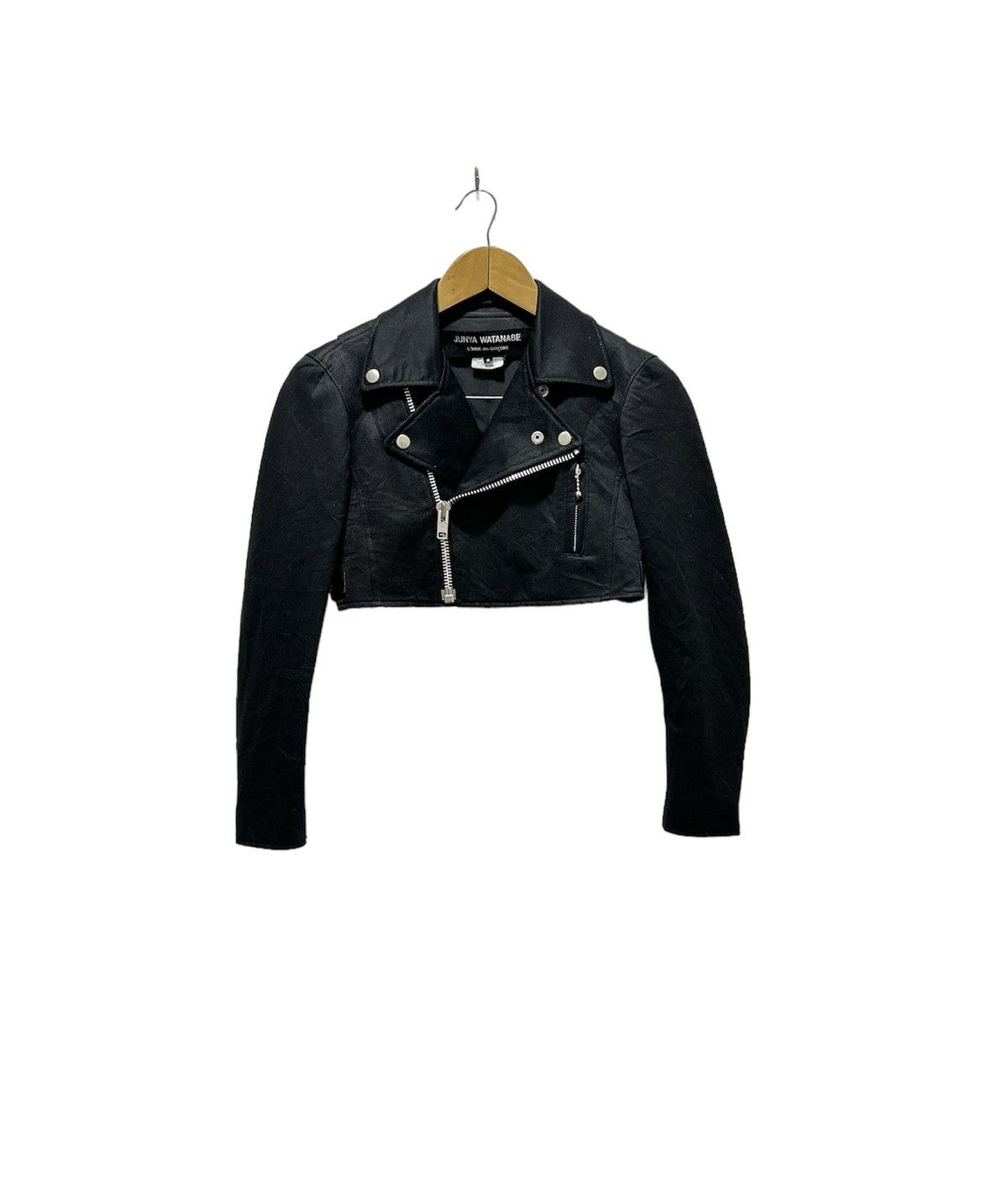 Comme des Garcons Junya Watanabe CDG Double Collar Cropped Jacket Design AD11 Size S / US 4 / IT 40 - 1 Thumbnail