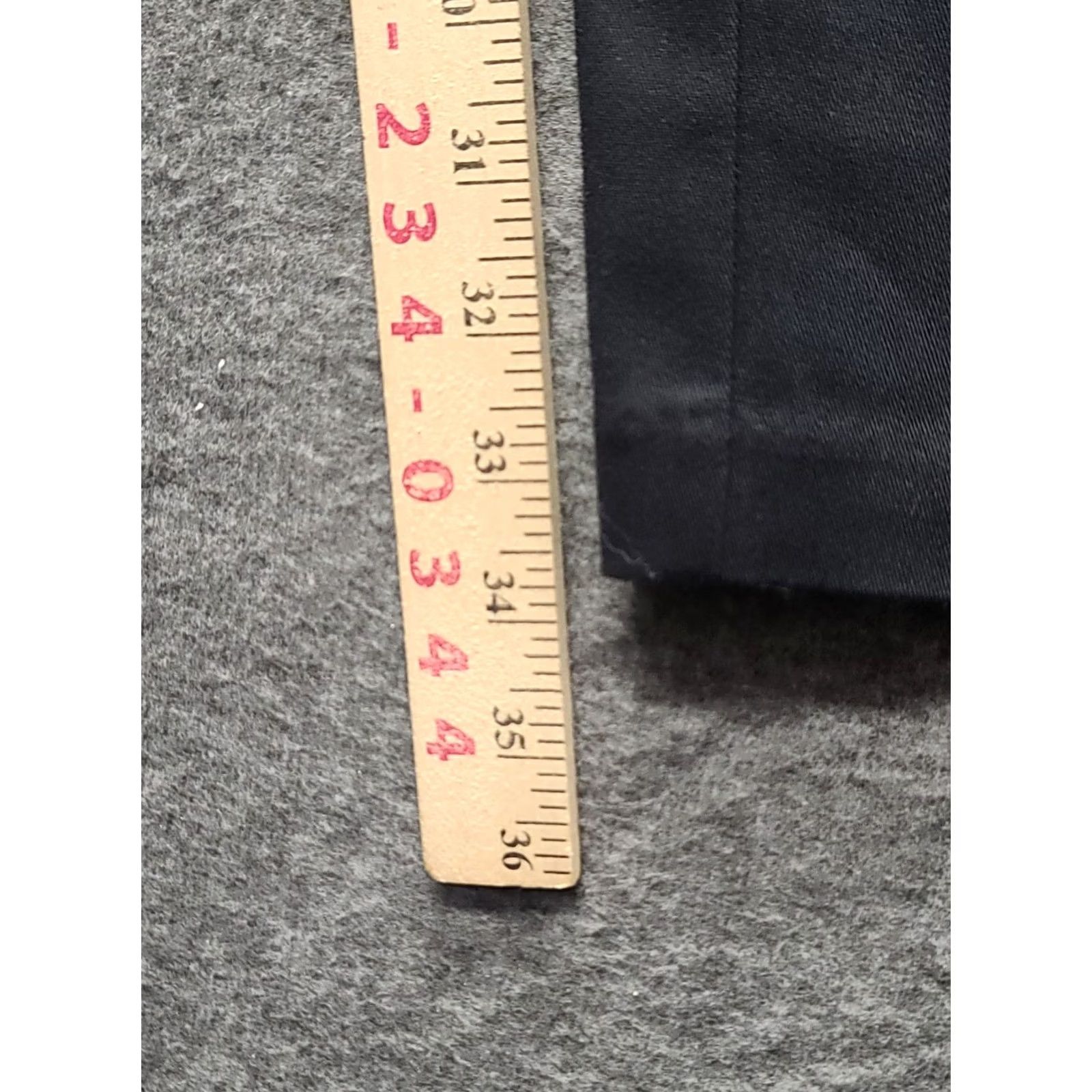 Haggar Haggar Premium Khaki Pant Mens 36x34 Straight Leg Khaki Pant Regular Fit Black Cotton Polyester Spandex City Preppy Wedding Size US 36 / EU 52 - 6 Thumbnail