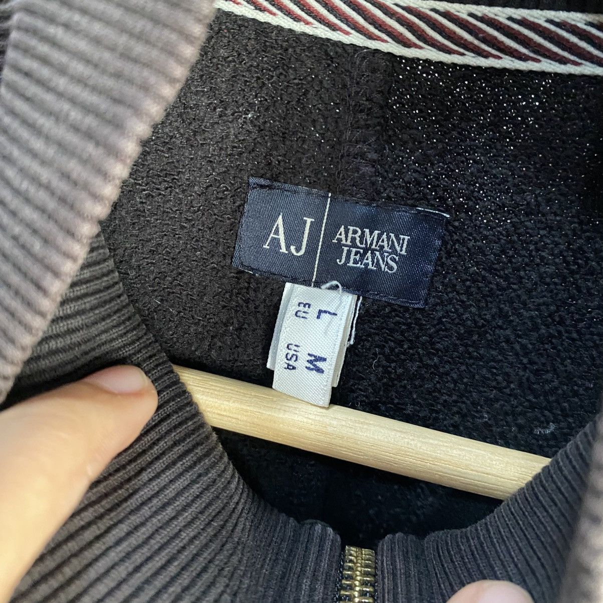 Armani Vintage ARMANI JEANS Zip-Up Jacket with Dual Chest Pockets Size US M / EU 48-50 / 2 - 12 Thumbnail