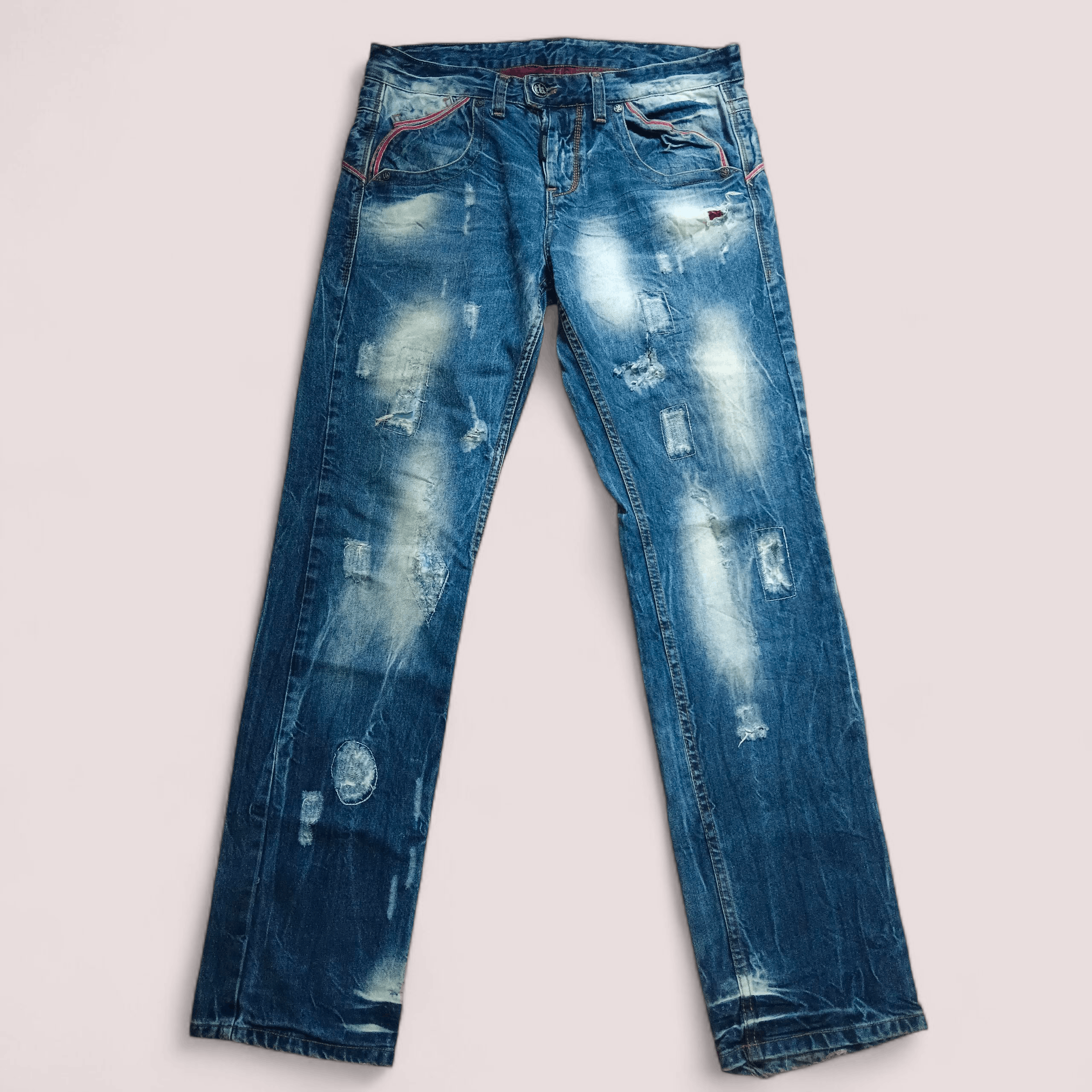 Takeshy Kurosawa Takeshy Kurosawa The Art Denim Size US 35 - 1 Thumbnail