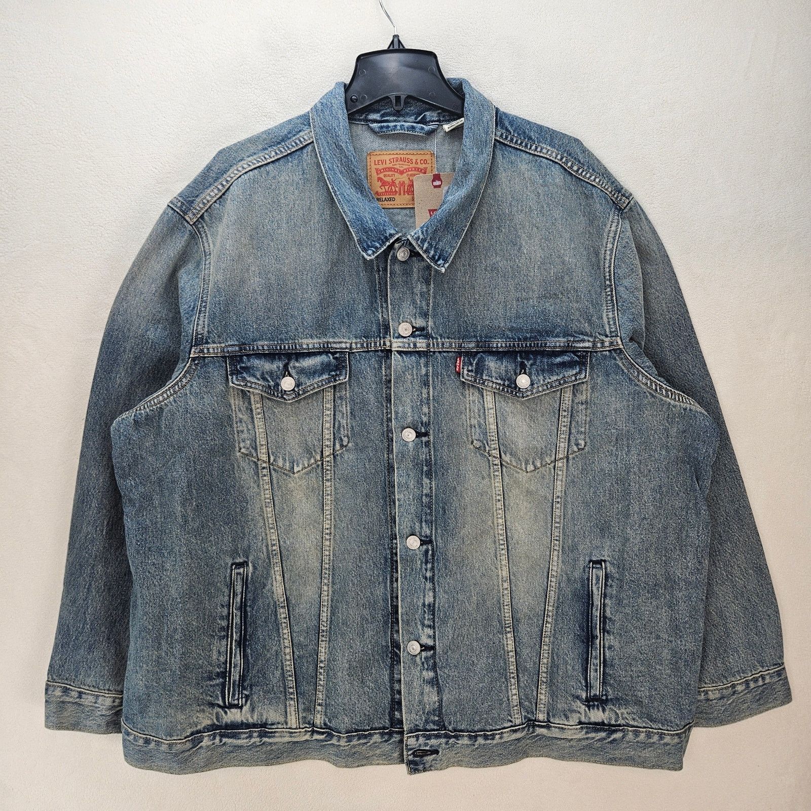 Levi's LEVI'S MEN'S XXL RELAXED FIT TYPE III TRUCKER JACKET Size US XXL / EU 58 / 5 - 1 Thumbnail