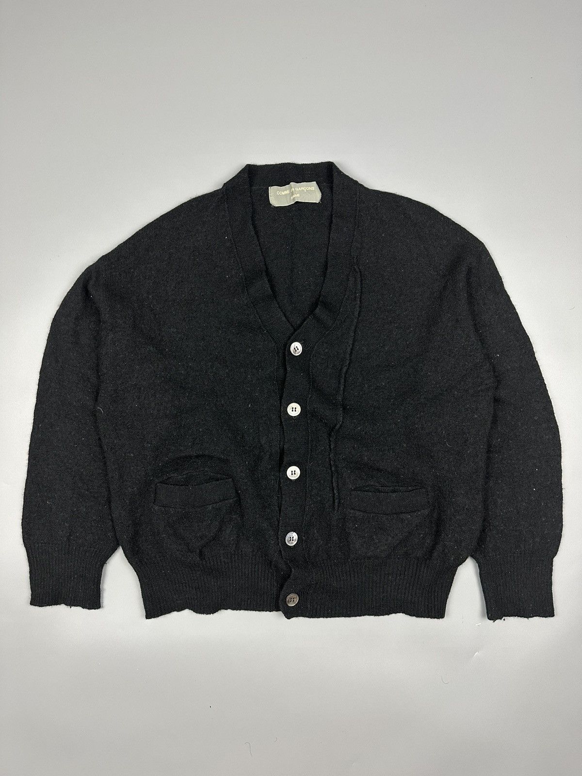 COMME des GARÇONS HOMME AD2009 knit Comme des Garcons Homme AD2009 CDG Homme Knit Cardigan | Grailed