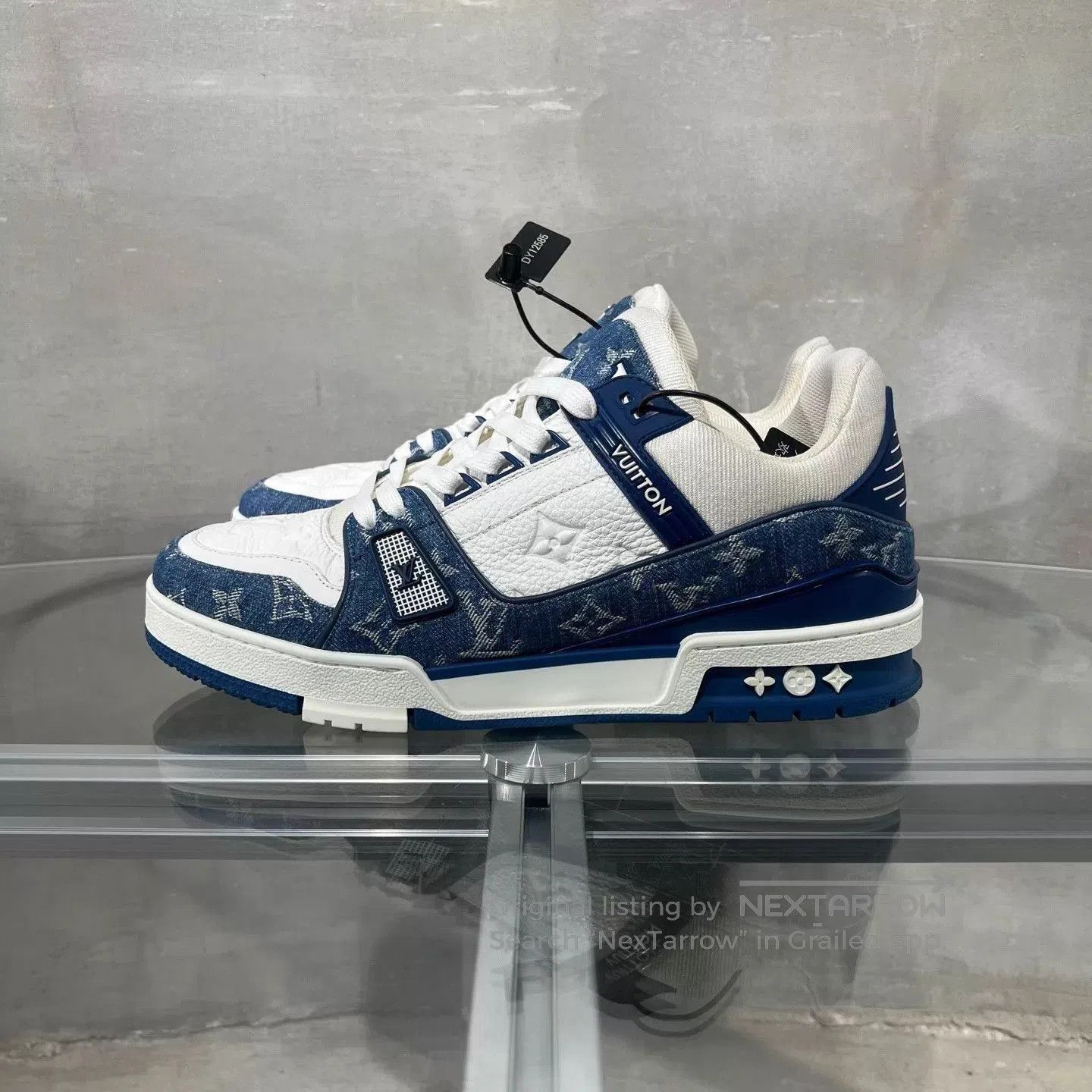 Louis Vuitton Blue High-Top Sneakers Size 9. Size US 9 / EU 42 - 6 Thumbnail