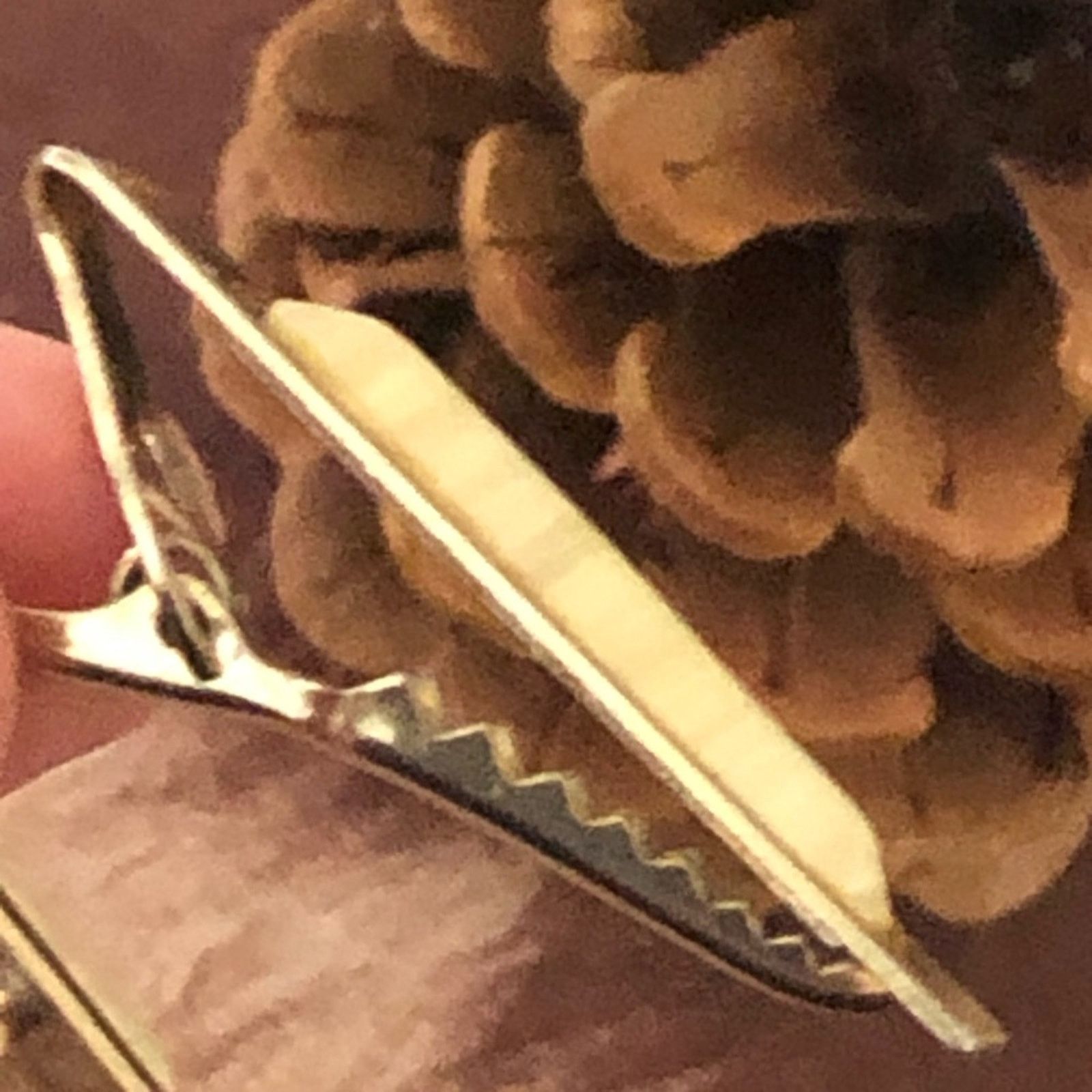 Vintage Vintage men’s golden marble cuff link tie bar set Size ONE SIZE - 7 Thumbnail