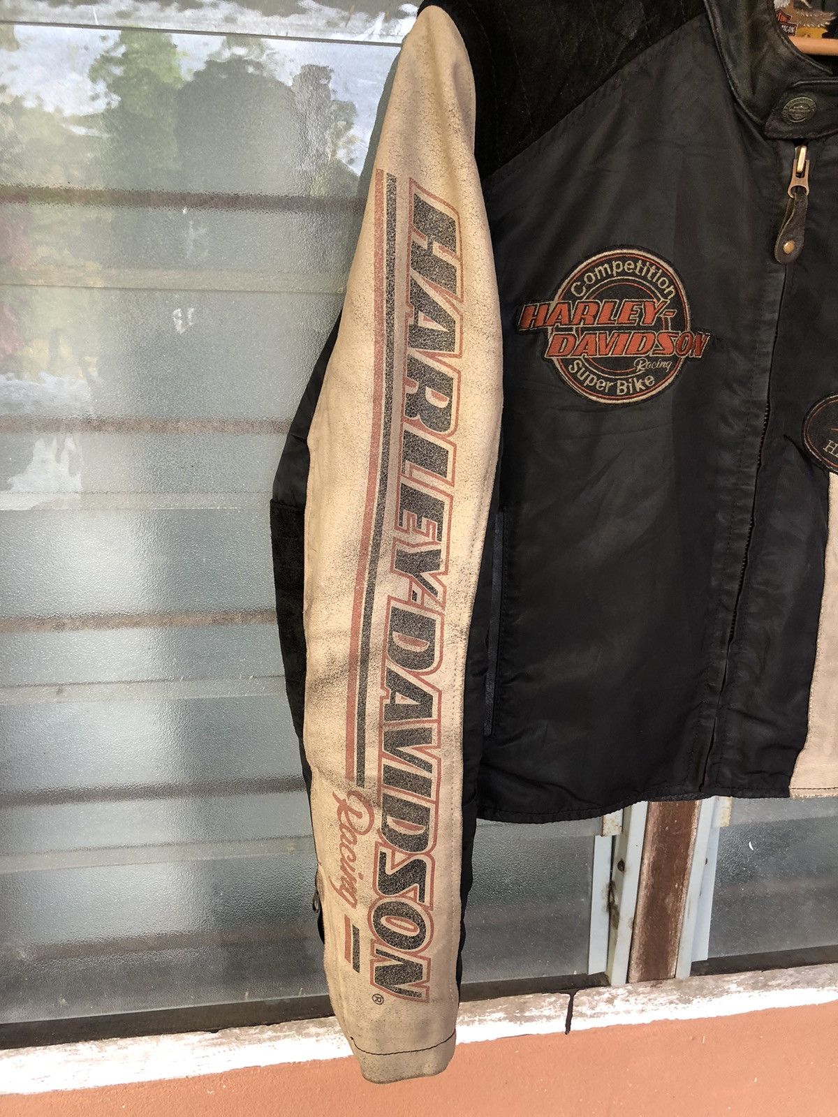 Harley Davidson Vintage Harley-Davidson Superbike Rider Leather Jacket Size US M / EU 48-50 / 2 - 10 Thumbnail