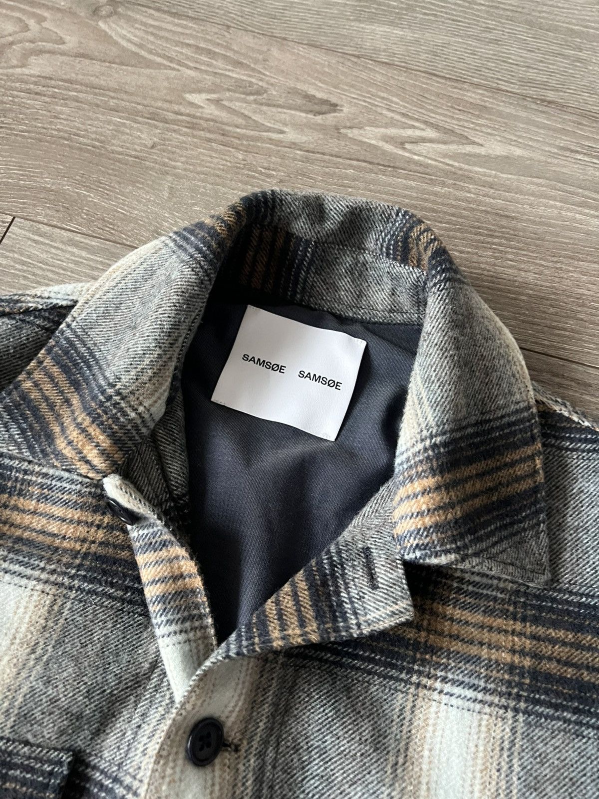 Samsoe Samsoe ‼️Samsoe Samsoe Oendal Acrylic/Wool Casual Shirt Jacket‼️ Size US M / EU 48-50 / 2 - 17 Thumbnail