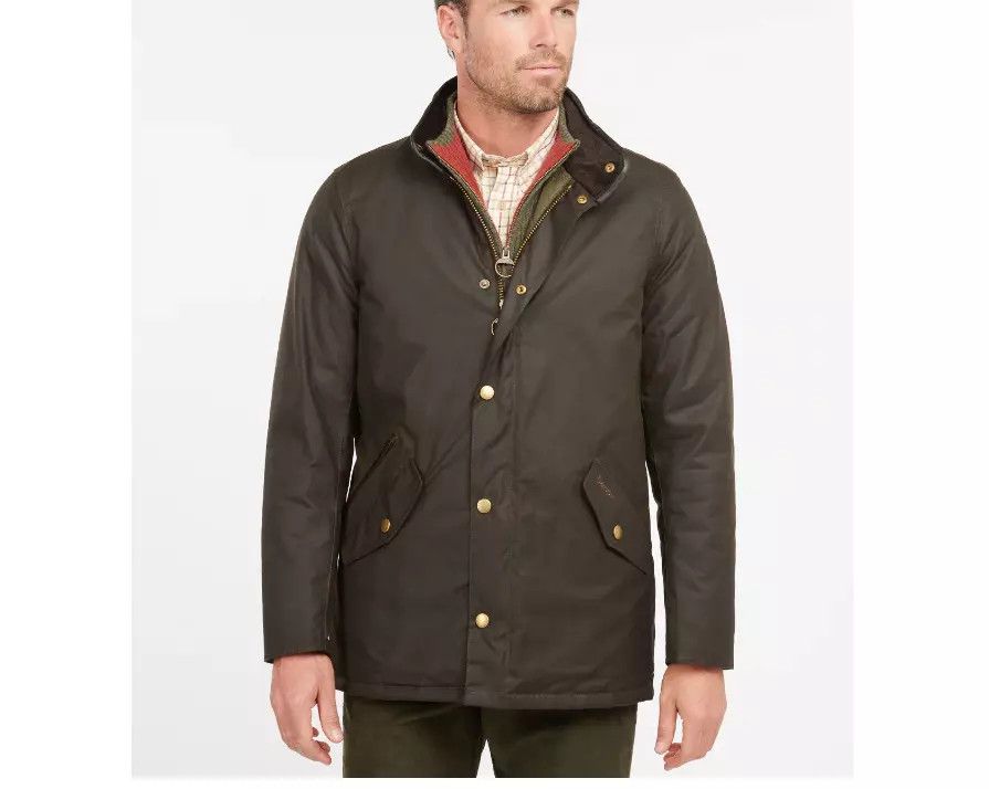 Barbour Barbour Men's Prestbury Wax Jacket Size US XL / EU 56 / 4 - 2 Thumbnail