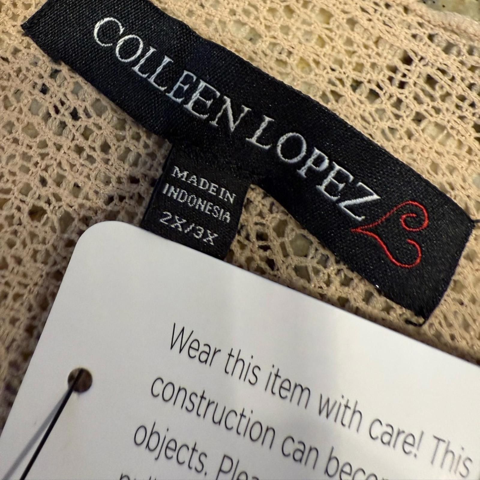 Other Colleen Lopez beige tan draped cross front into top SZ 2X/3X Size M / US 6-8 / IT 42-44 - 5 Thumbnail
