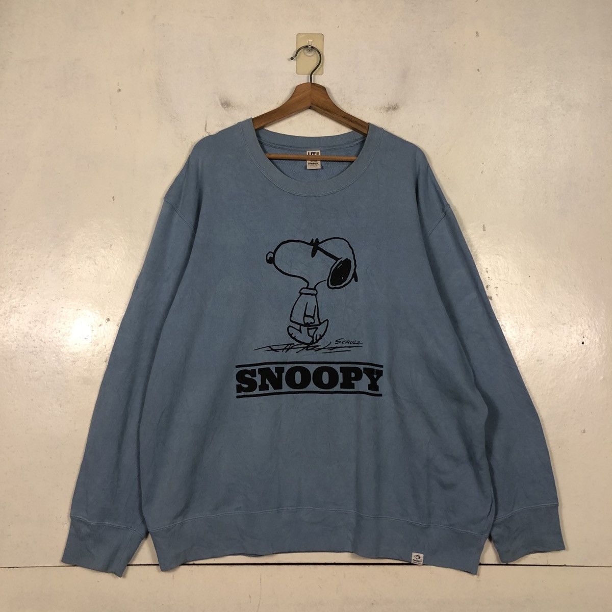 Japanese Brand 📌Vintage Sweatshirt Snoopy Big Logo Size US XXL / EU 58 / 5 - 3 Thumbnail