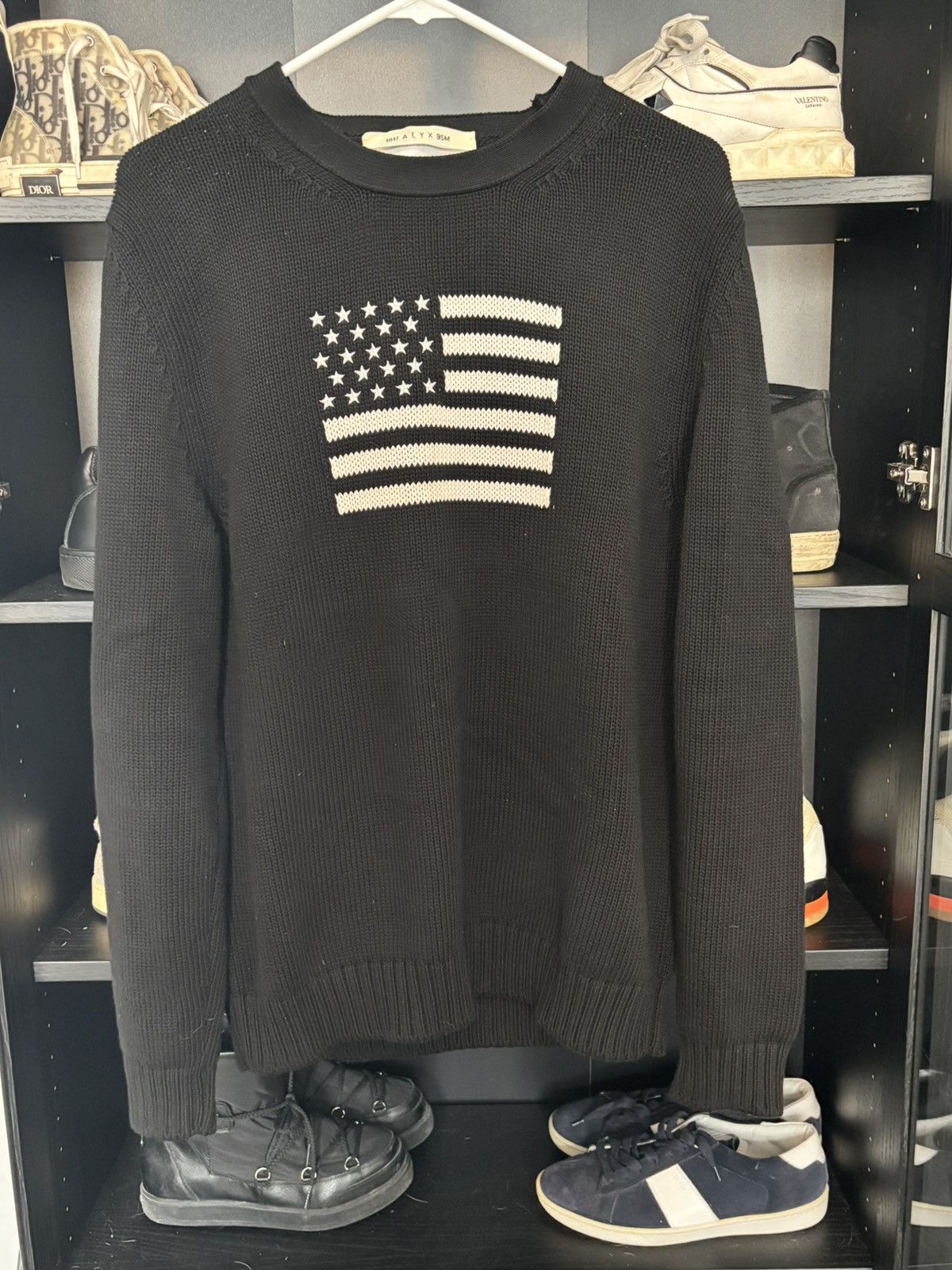 1017 ALYX 9SM Alyx american flag sweater Size L / US 10 / IT 46 - 1 Thumbnail