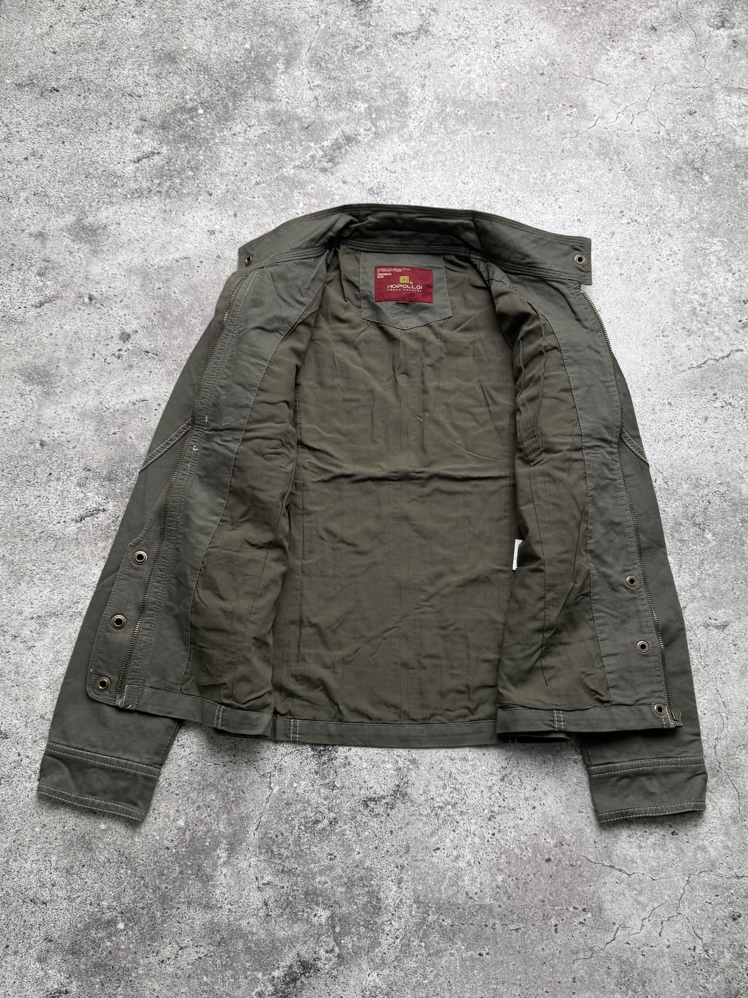 Vintage Vintage Utility Jacket Military Style Cotton Button Zip Coat Size XS / US 0-2 / IT 36-38 - 3 Thumbnail