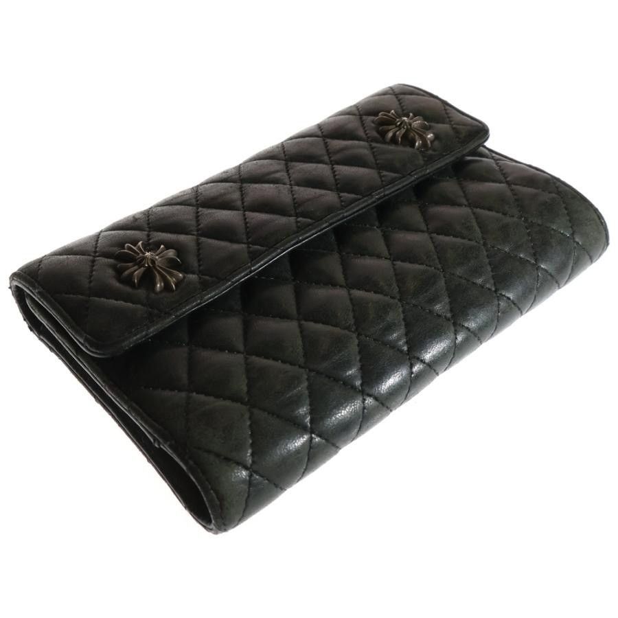 Chrome Hearts Chrome Hearts WAVE4 cross Ch plus Leather Wallet Size ONE SIZE - 4 Thumbnail