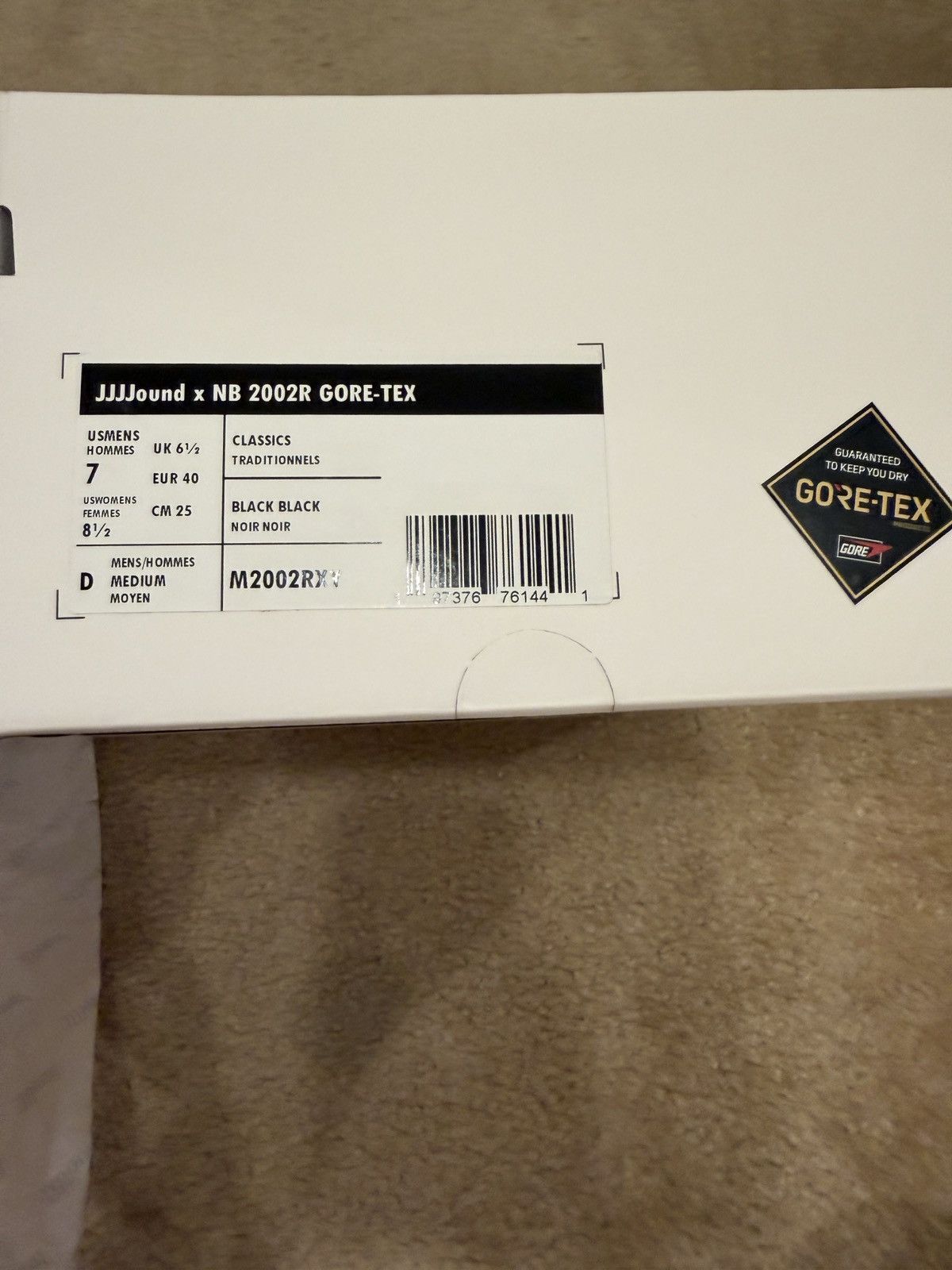JJJJound × New Balance New balance NB 2002R Gore-Tex dark forest green black noir Size US 8.5 / IT 38.5 - 9 Thumbnail