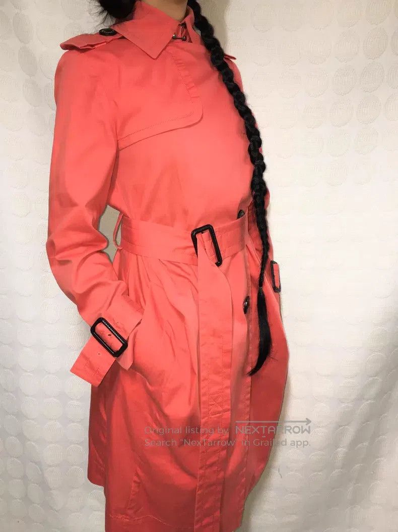 Vivienne Westwood Vivienne Westwood Tangerine Pink Trench Coat Size XS / US 0-2 / IT 36-38 - 2 Thumbnail