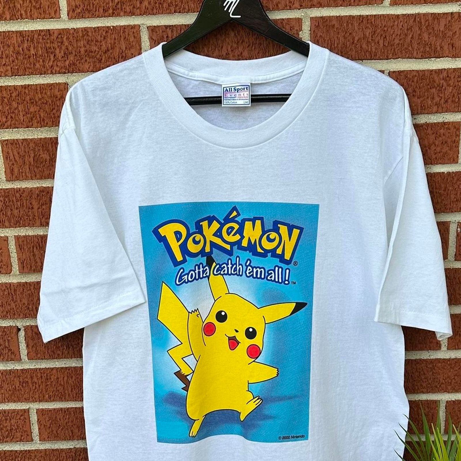 Pokemon Super rare vintage pokemon big pikachu graphic promo shirt Size US L / EU 52-54 / 3 - 2 Thumbnail