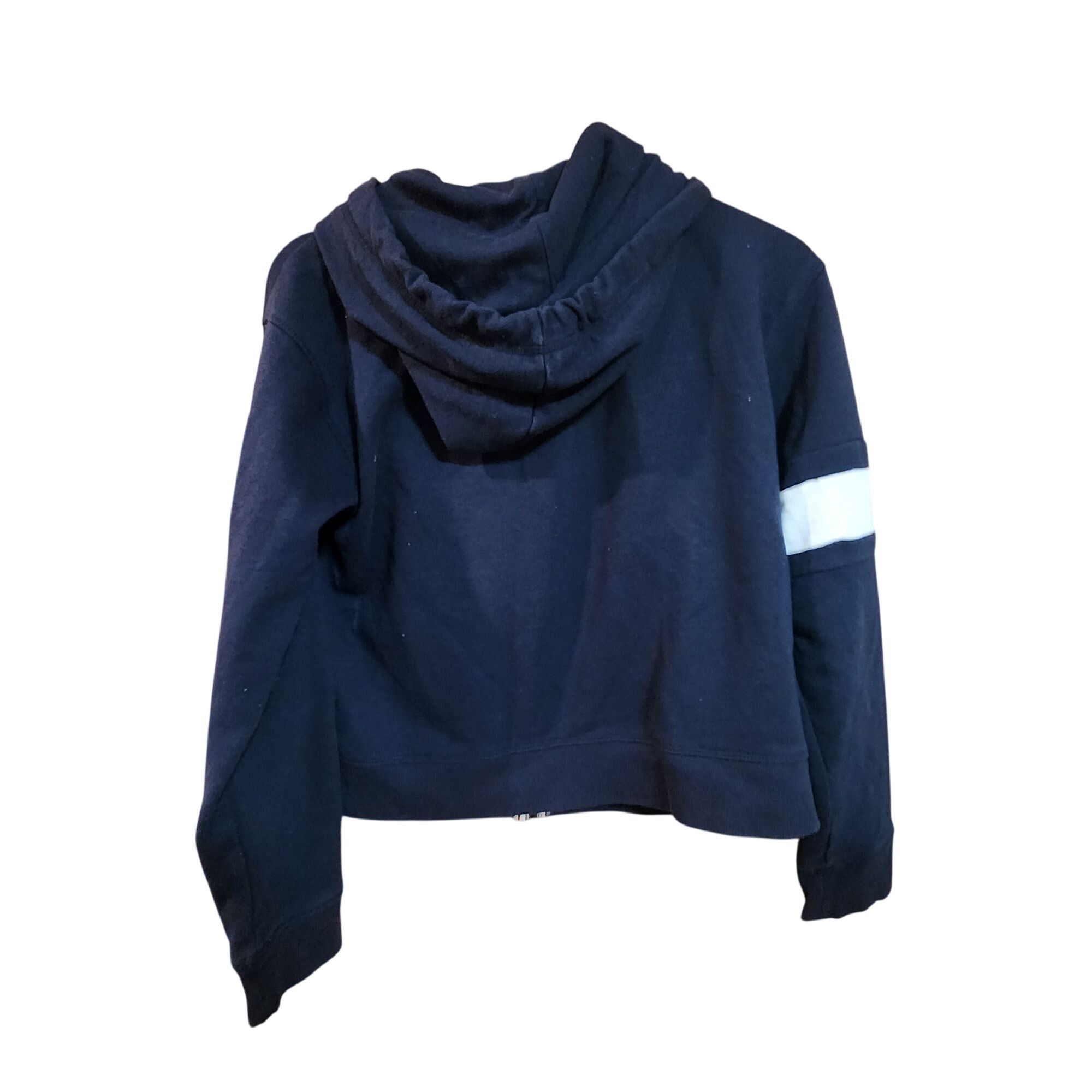 Tommy Jeans Tommy Jeans Navy Hoodie Sweatshirt With Red & White Stripes Size S / US 4 / IT 40 - 2 Thumbnail