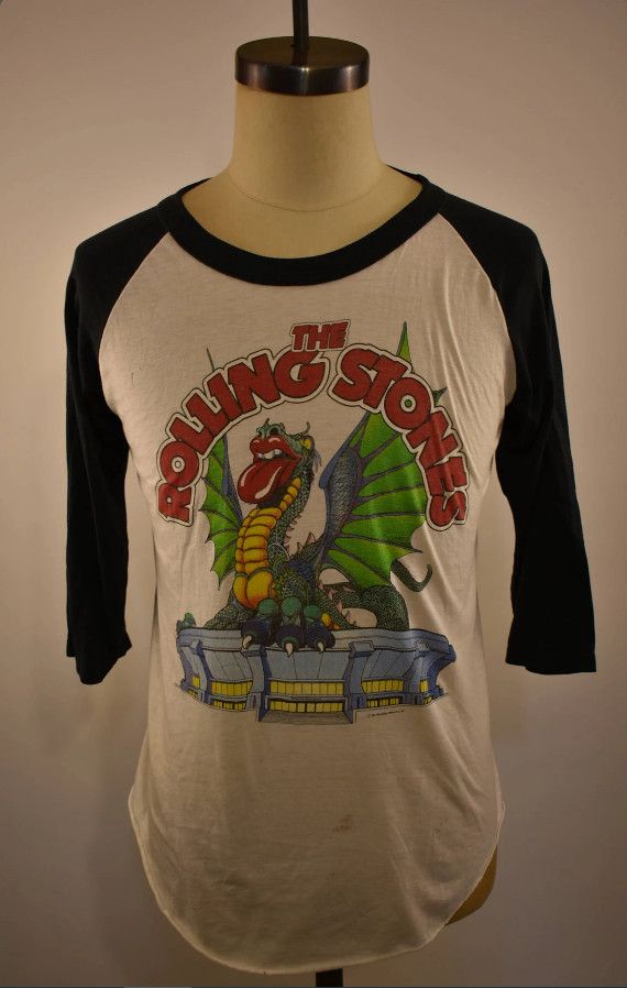 The Rolling Stones Vintage The Rolling Stones Baseball Shirt Size US M / EU 48-50 / 2 - 1 Thumbnail