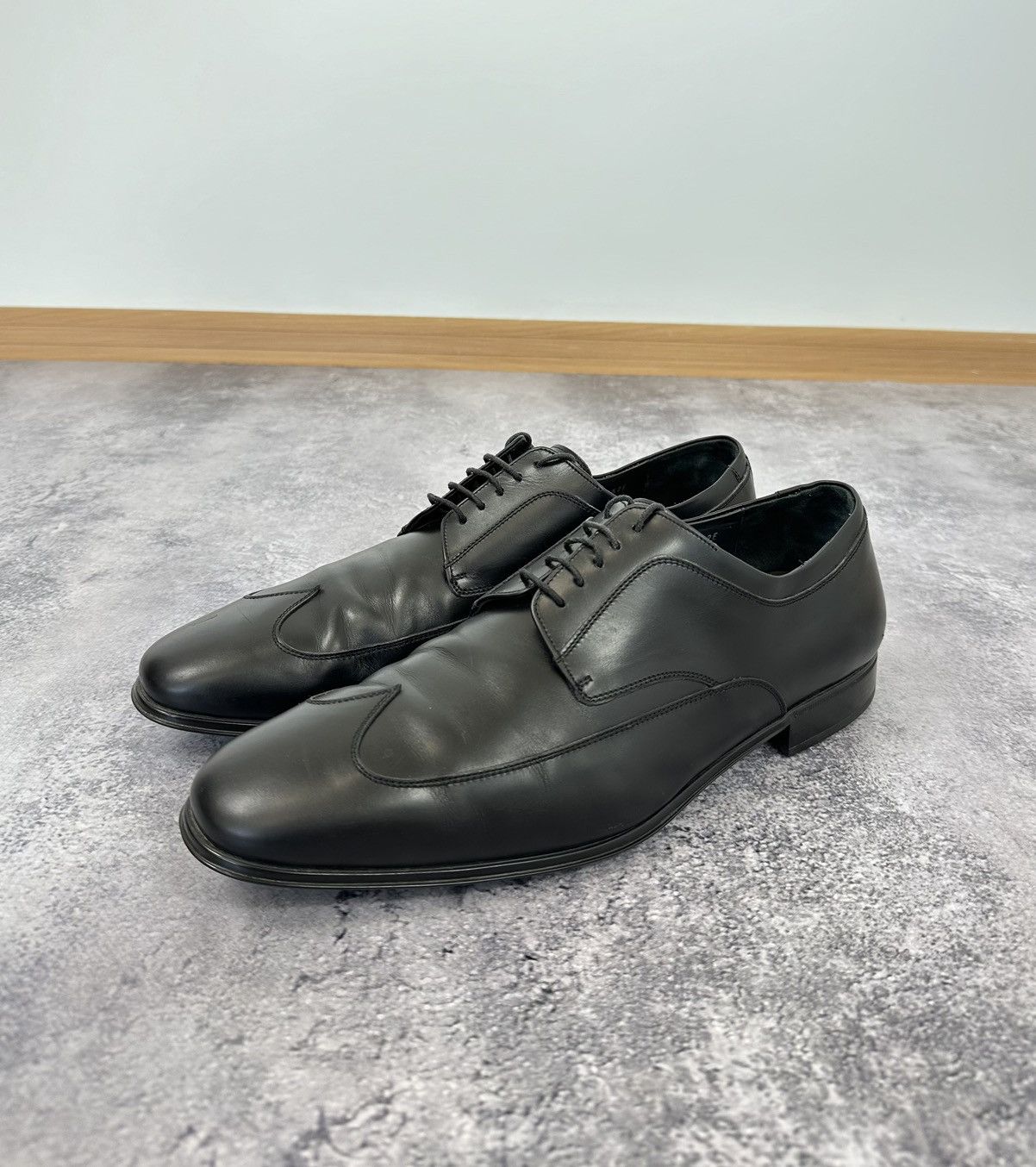 Salvatore Ferragamo Vintage Salvatore Ferragamo Luxury Rare Leather Formal Shoes Size US 10.5 / EU 43-44 - 1 Thumbnail