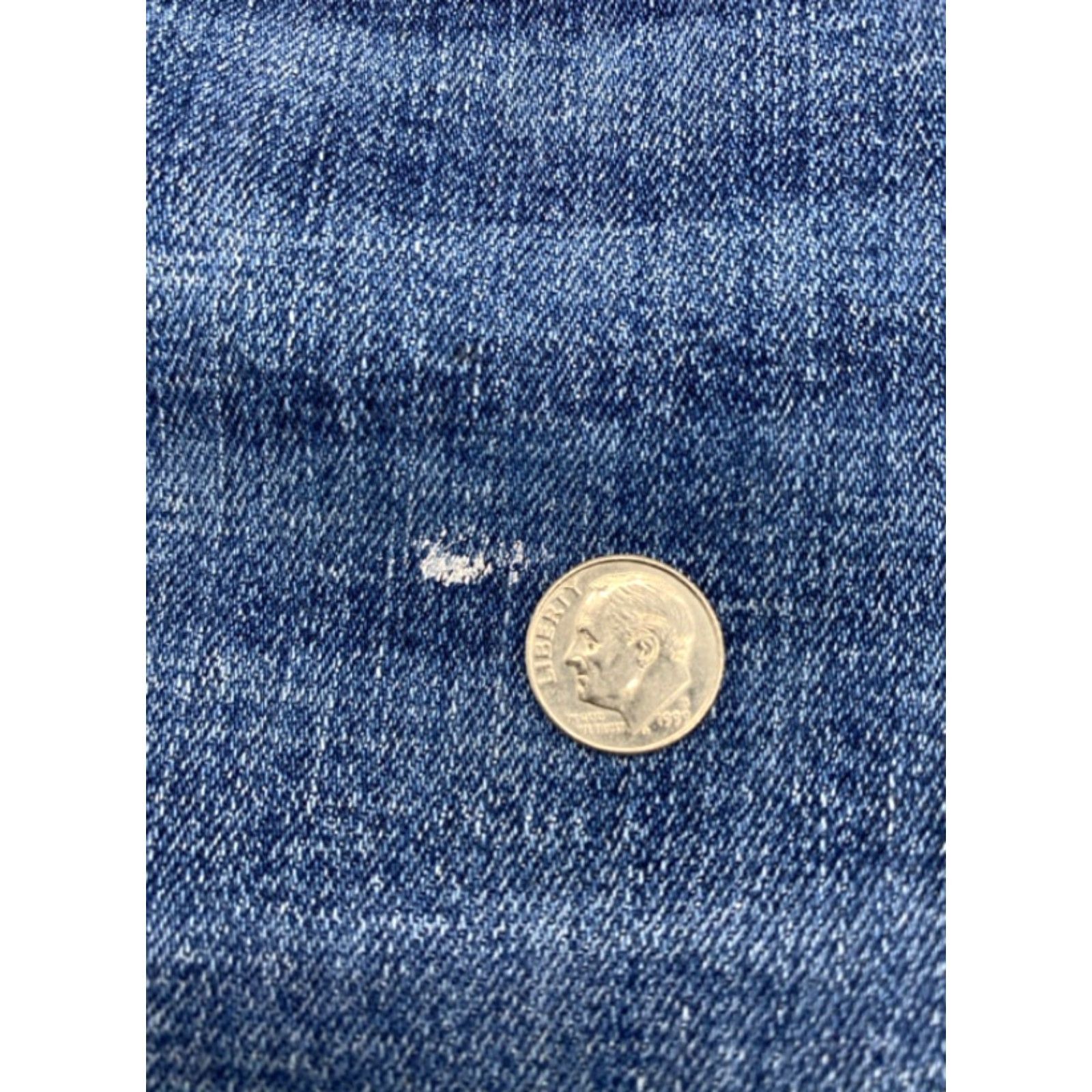Denime AXEL Jeans Denim 36x32 Athletic Mens 5-Pocket Straight Blue Cotton Spandex Medium Wash Regular Rise Button Zip 36 Inseam 38 Waist Size US 36 / EU 52 - 7 Thumbnail