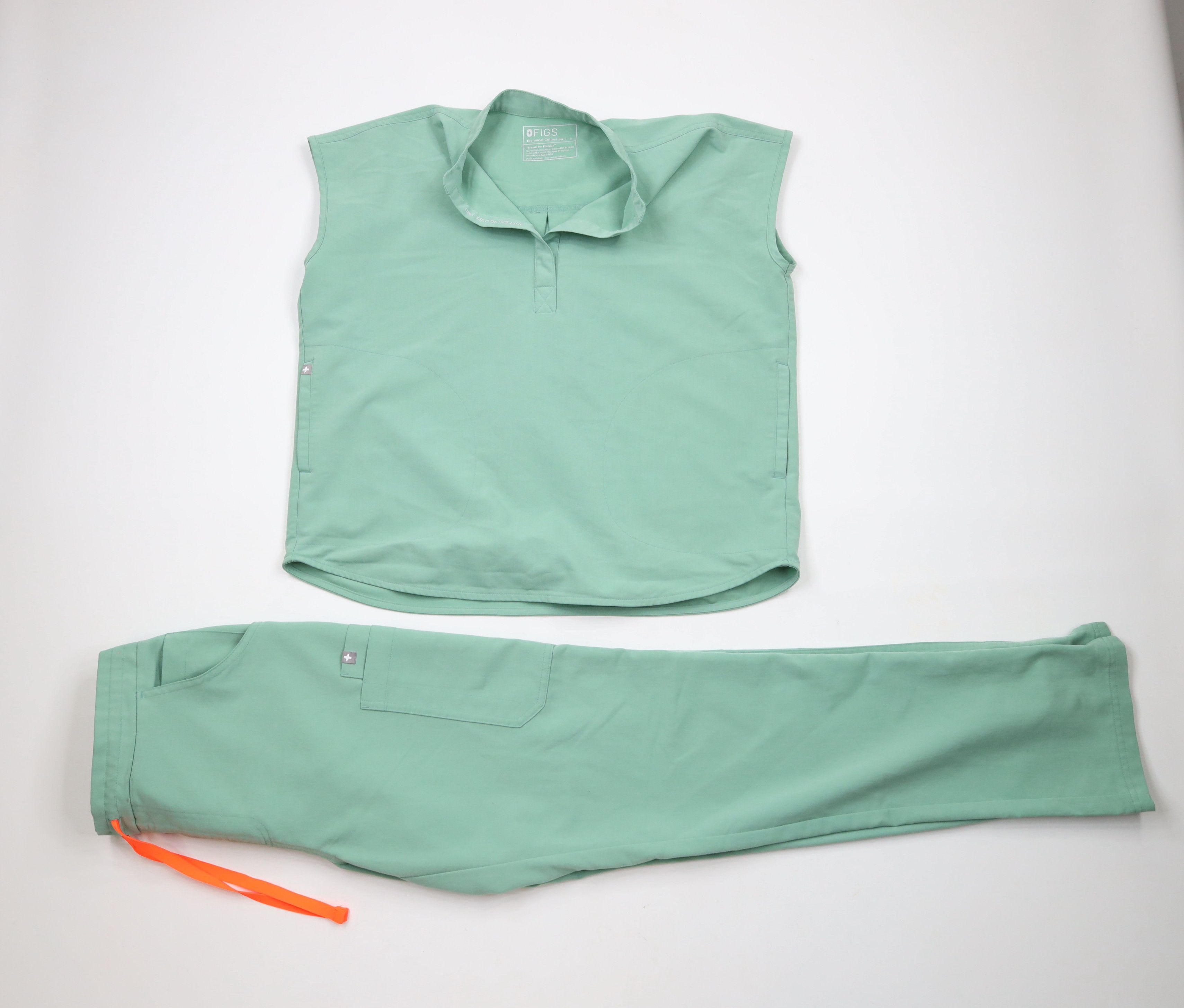 Vintage Figs Technical Collection 2 Piece Nurse Scrubs Suit Set Size S / US 4 / IT 40 - 1 Thumbnail