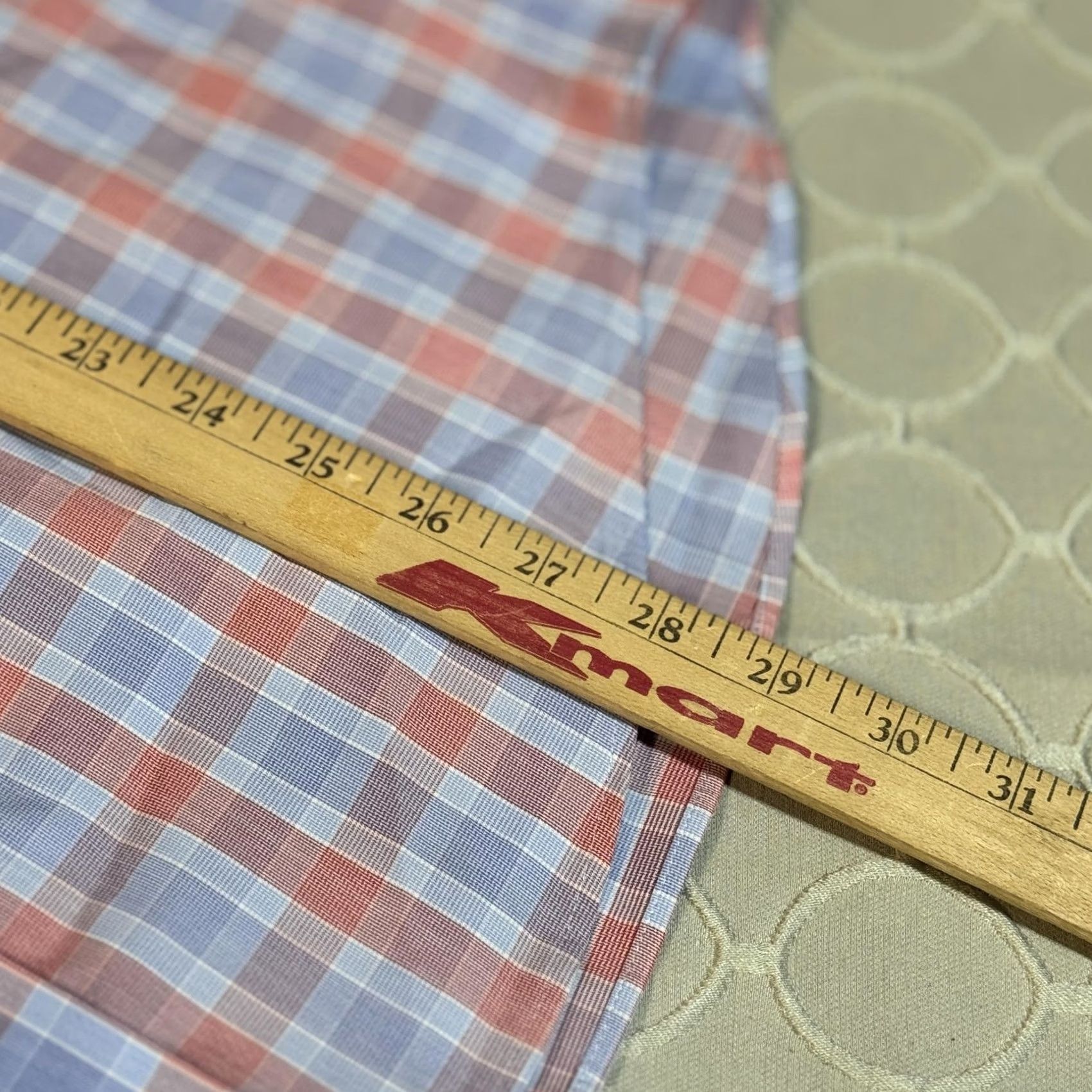 Vintage Twillory Shirt Mens Large Red Blue Plaid Performance Stretch Button Down Casual Size US L / EU 52-54 / 3 - 5 Thumbnail