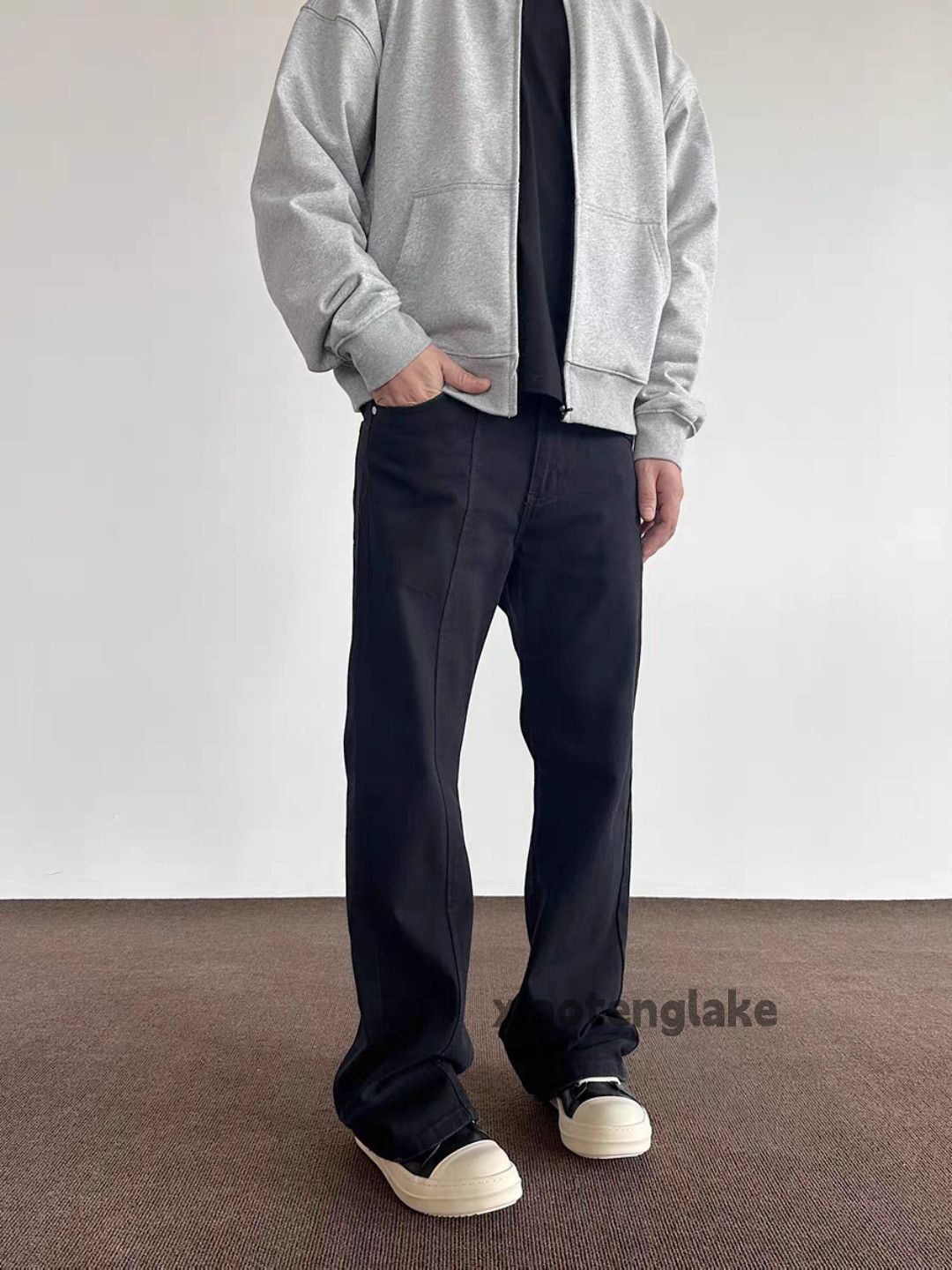 Designer × Japanese Brand × Vintage utility punk grunge patchwork yuppie bootcut pants Size US 32 / EU 48 - 1 Thumbnail