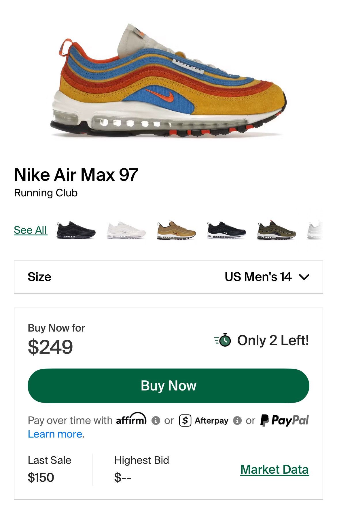Nike Nike Air Max 97 “Running Club” Size US 14 / EU 47 - 8 Thumbnail