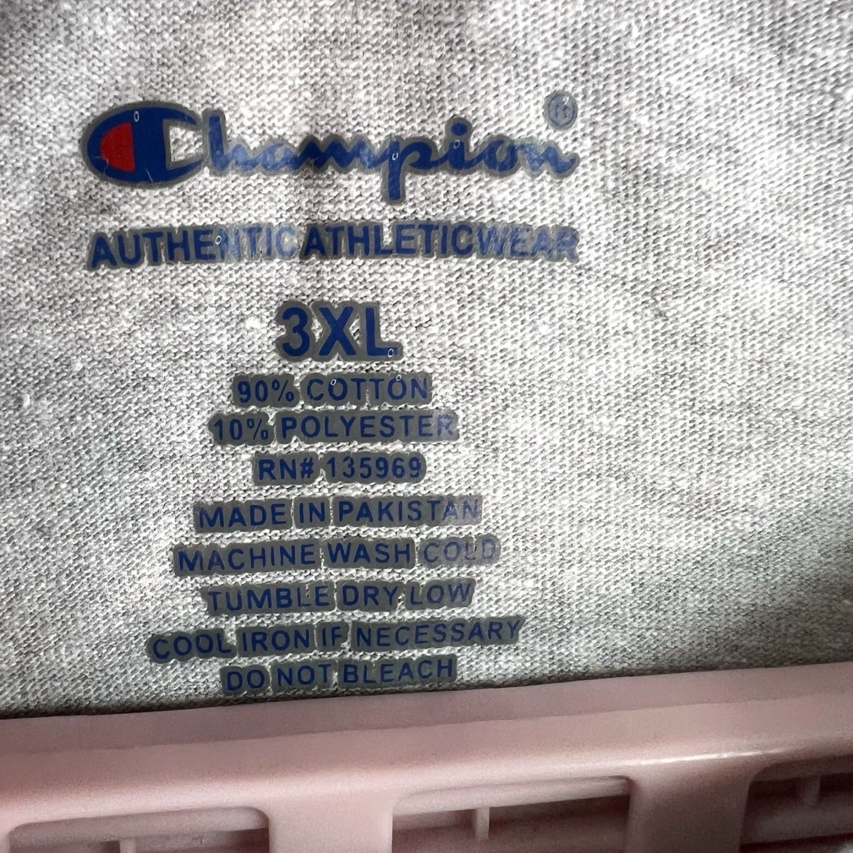 Champion Champion T-Shirt Mens Long Sleeve Graphic Call-Out Camo Print 3XL Gray Shirt Size US XXL / EU 58 / 5 - 5 Thumbnail