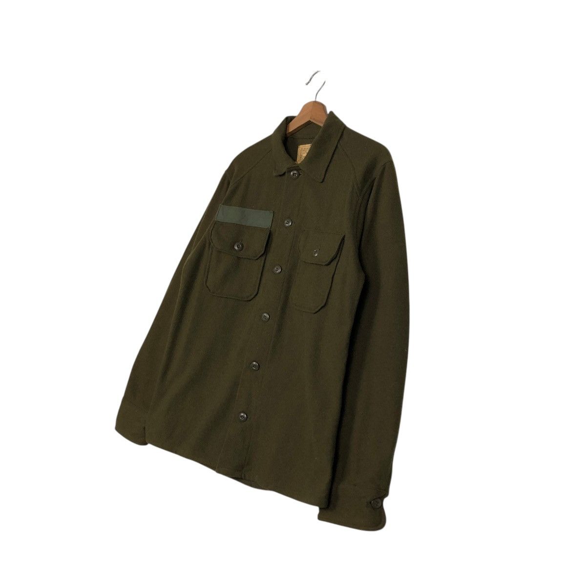Vintage 🔥VINTAGE WOOL BUTTON CHORE JACKET MILITARY USN Size US S / EU 44-46 / 1 - 4 Thumbnail