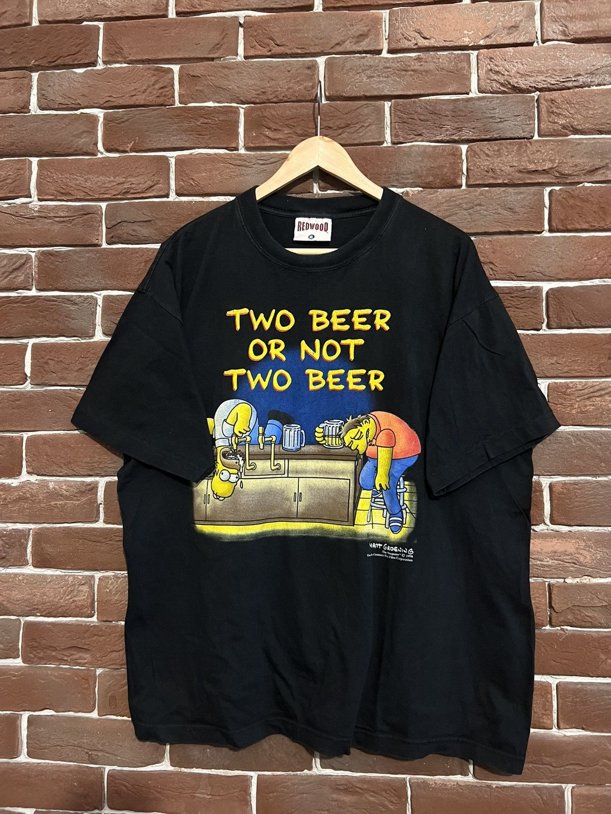 Cartoon Network Vintage 90s The Simpsons Homer Beer Rare Cartoon Tee Hype Size US XL / EU 56 / 4 - 1 Thumbnail